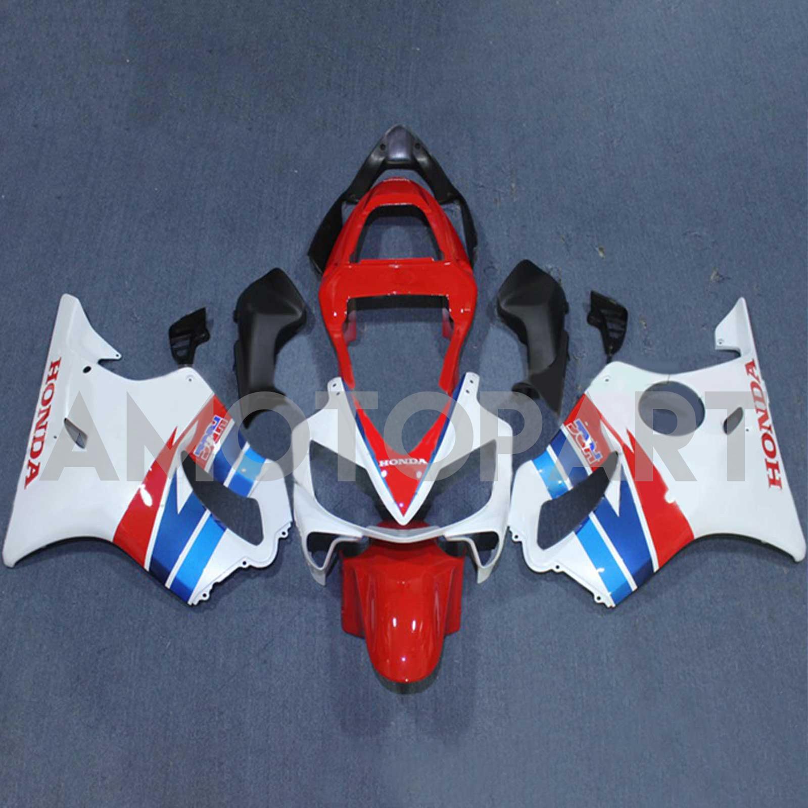 Amotopart 2001-2003 CBR600 F4i Honda Blue&Red Style3 Fairing Kit