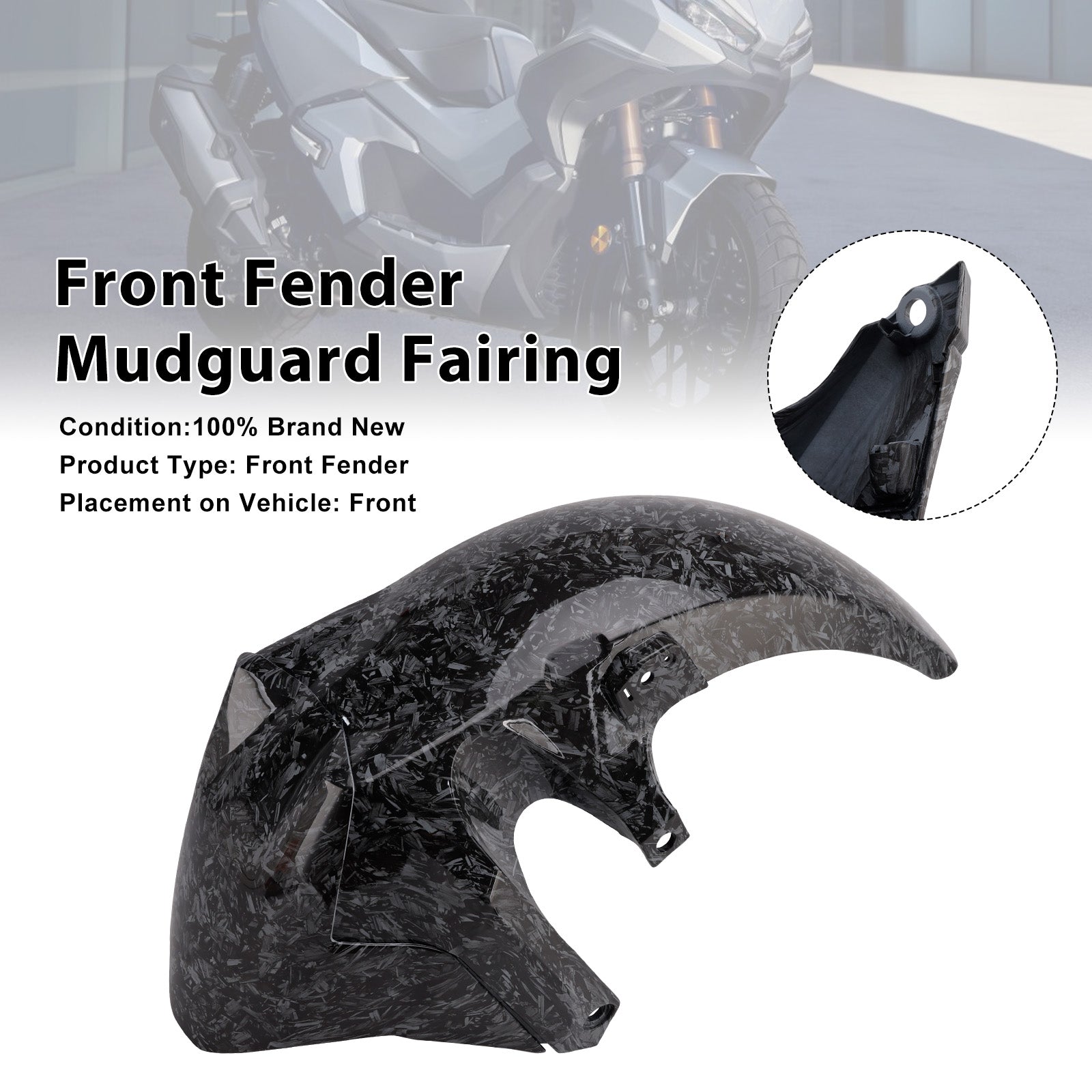 2022-2025 Honda ADV350 Front Fender Mudguard Fairing