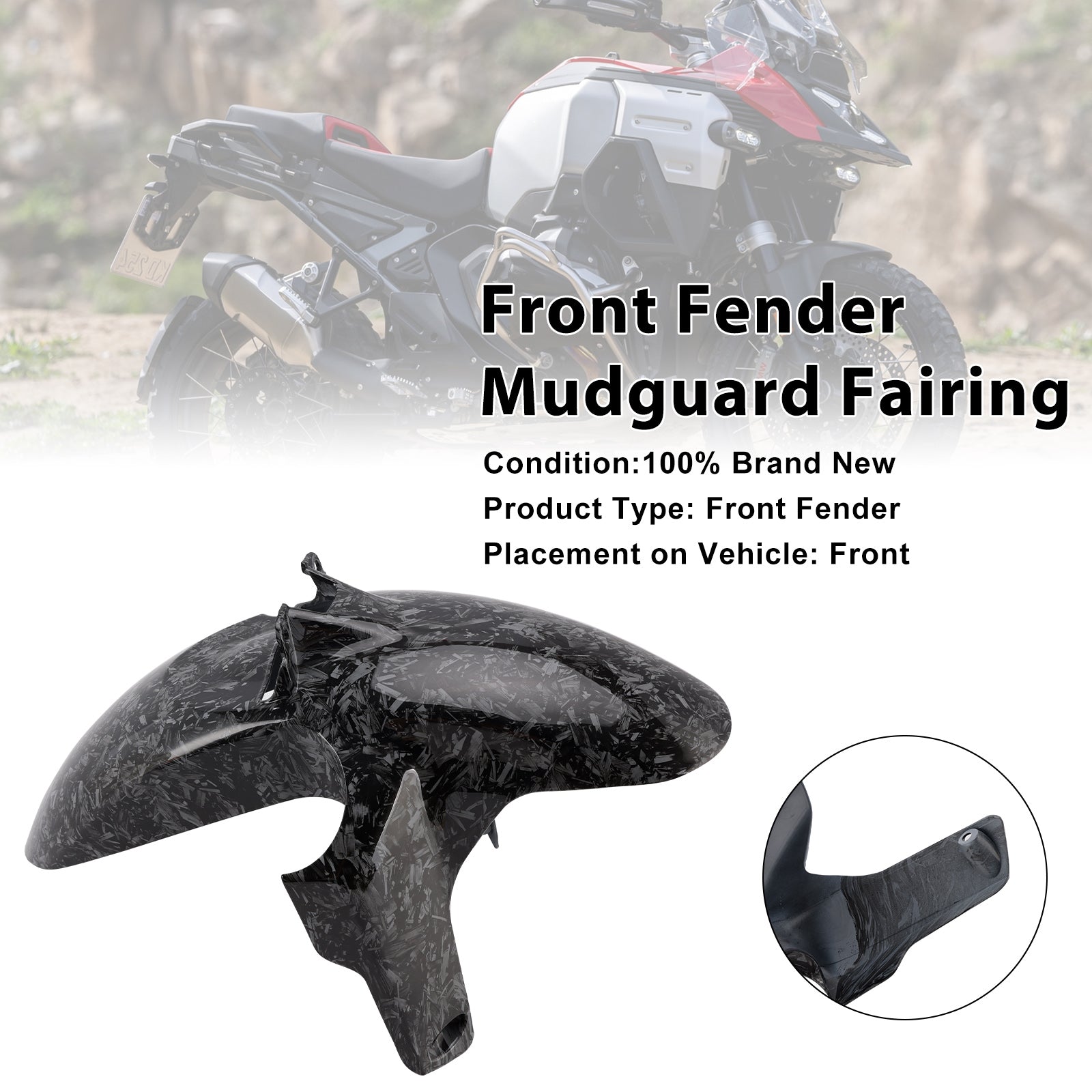 2024-2025 BMW R1300GS Front Fender Mudguard Fairing