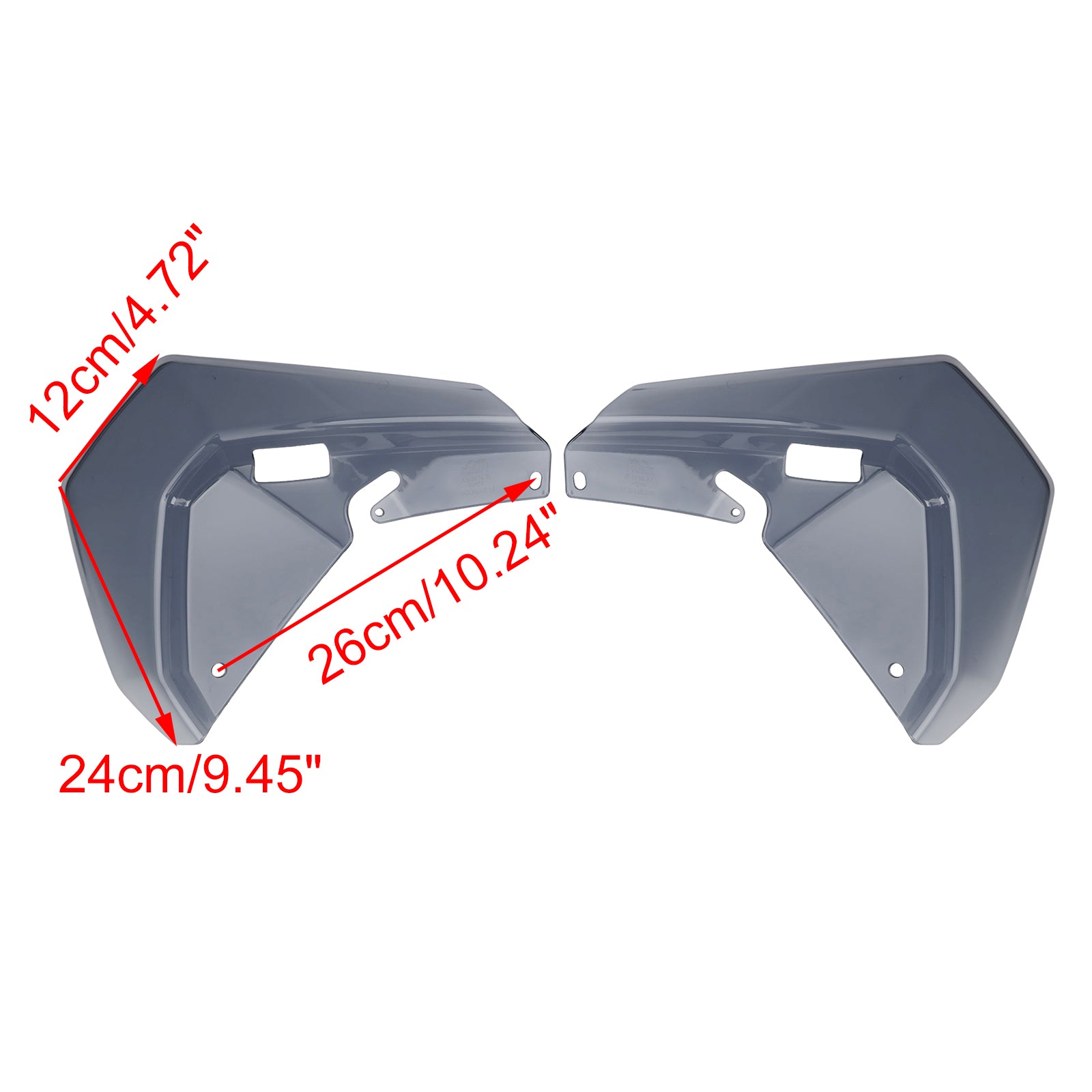 2025-2026 BMW R1300GS ADV Windshield Plate Side Panels