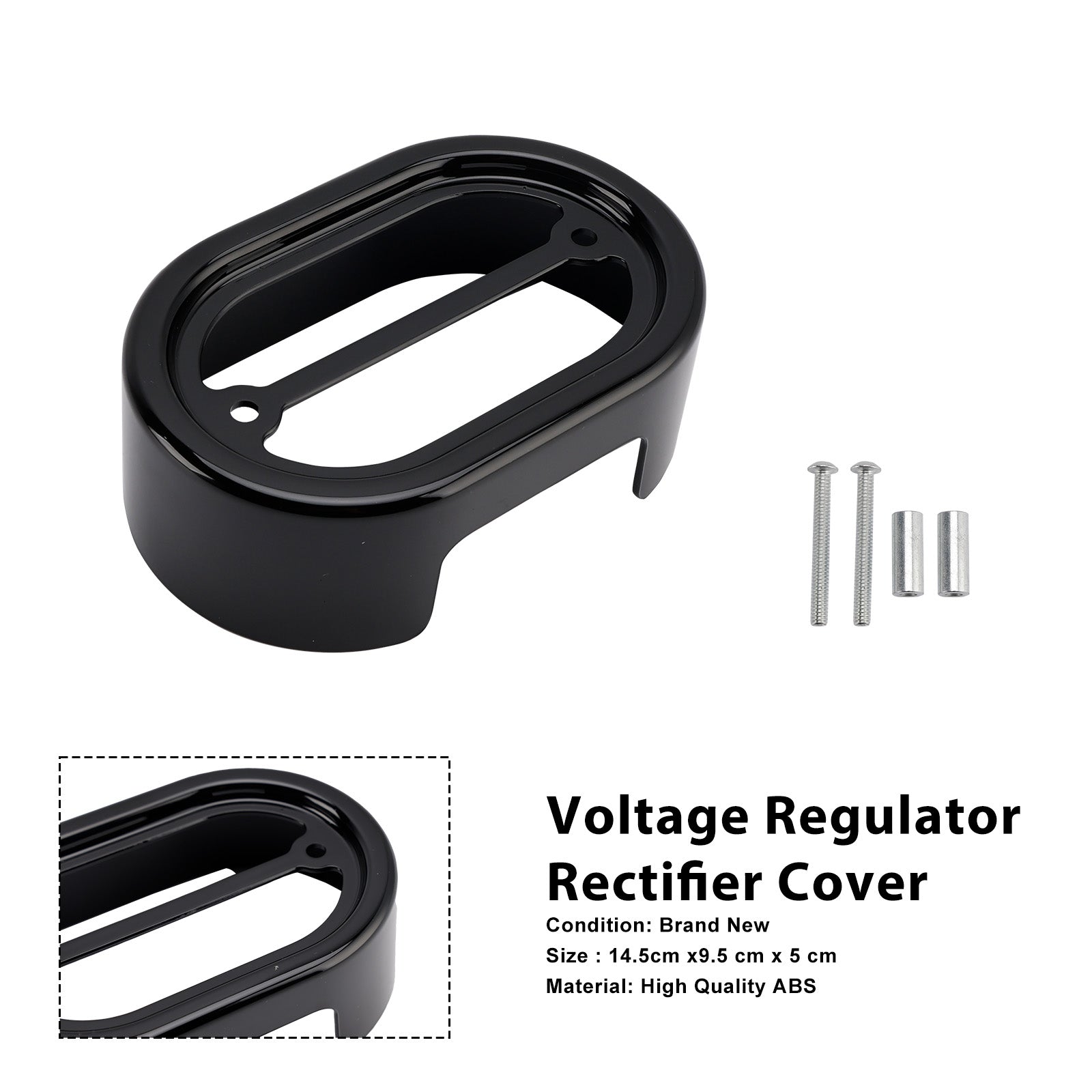 2001-2017 Softail Breakout Voltage Regulator Rectifier Cover