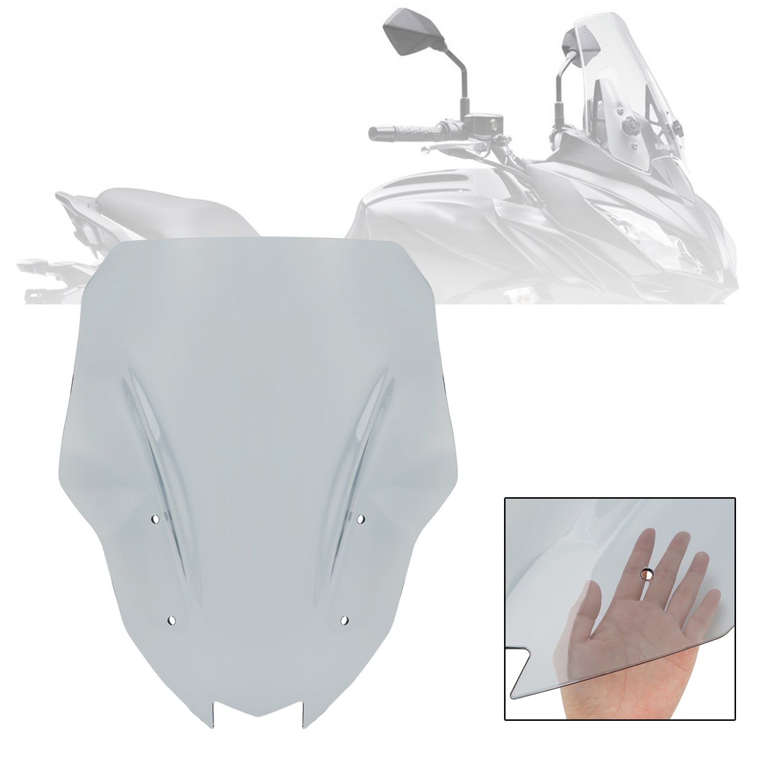 22-23 Kawasaki Versys 650 voorruit voorruiten