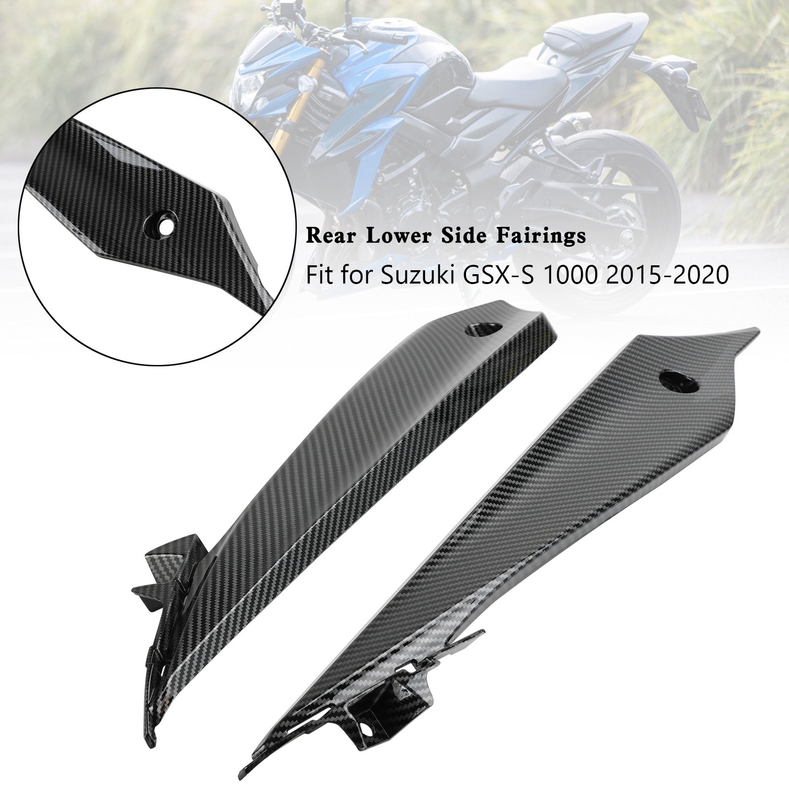 Rear Lower Side Fairings For Suzuki GSX-S 1000 2015-2020