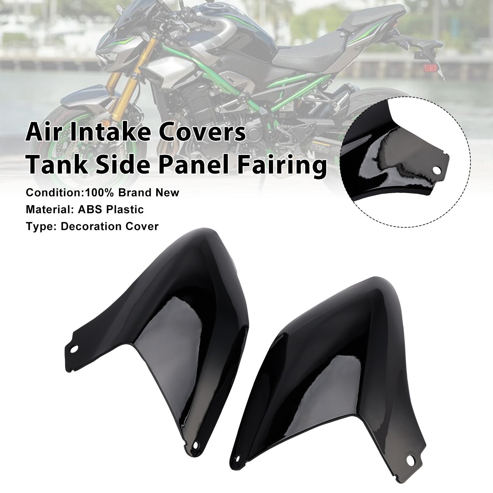 2025-2026 Kawasaki Z900 Air Intake Covers Tank Side Panel Fairing