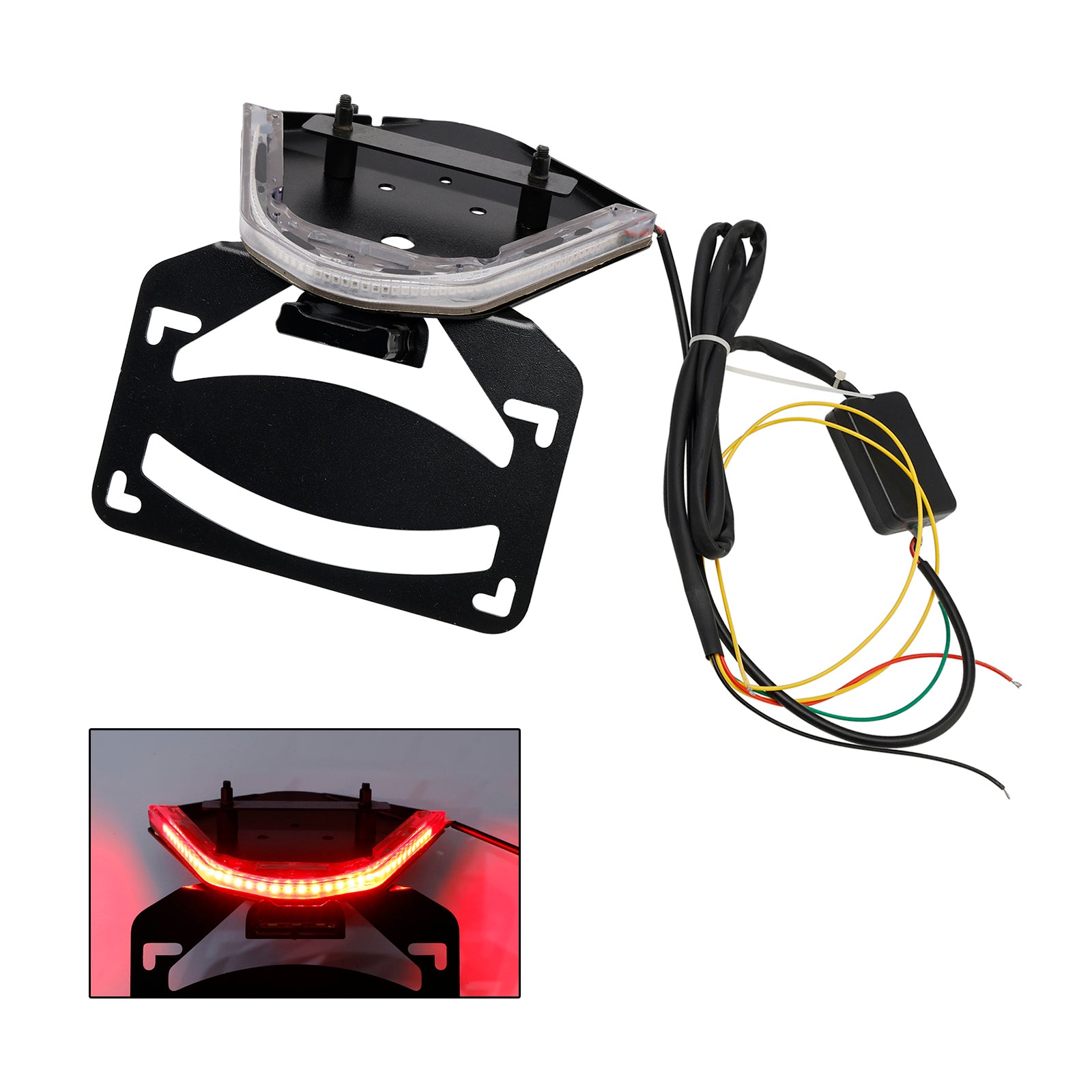 21-24 BMW S1000RR License Plate Holder Frame Bracket