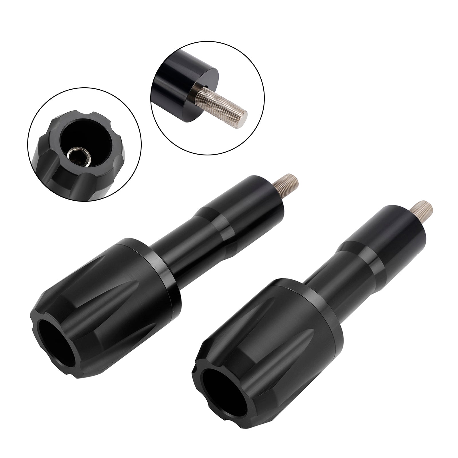 2021-2023 YAMAHA YZF-R7 YZF R7 CNC Anti-Crash Sliders Protector Black