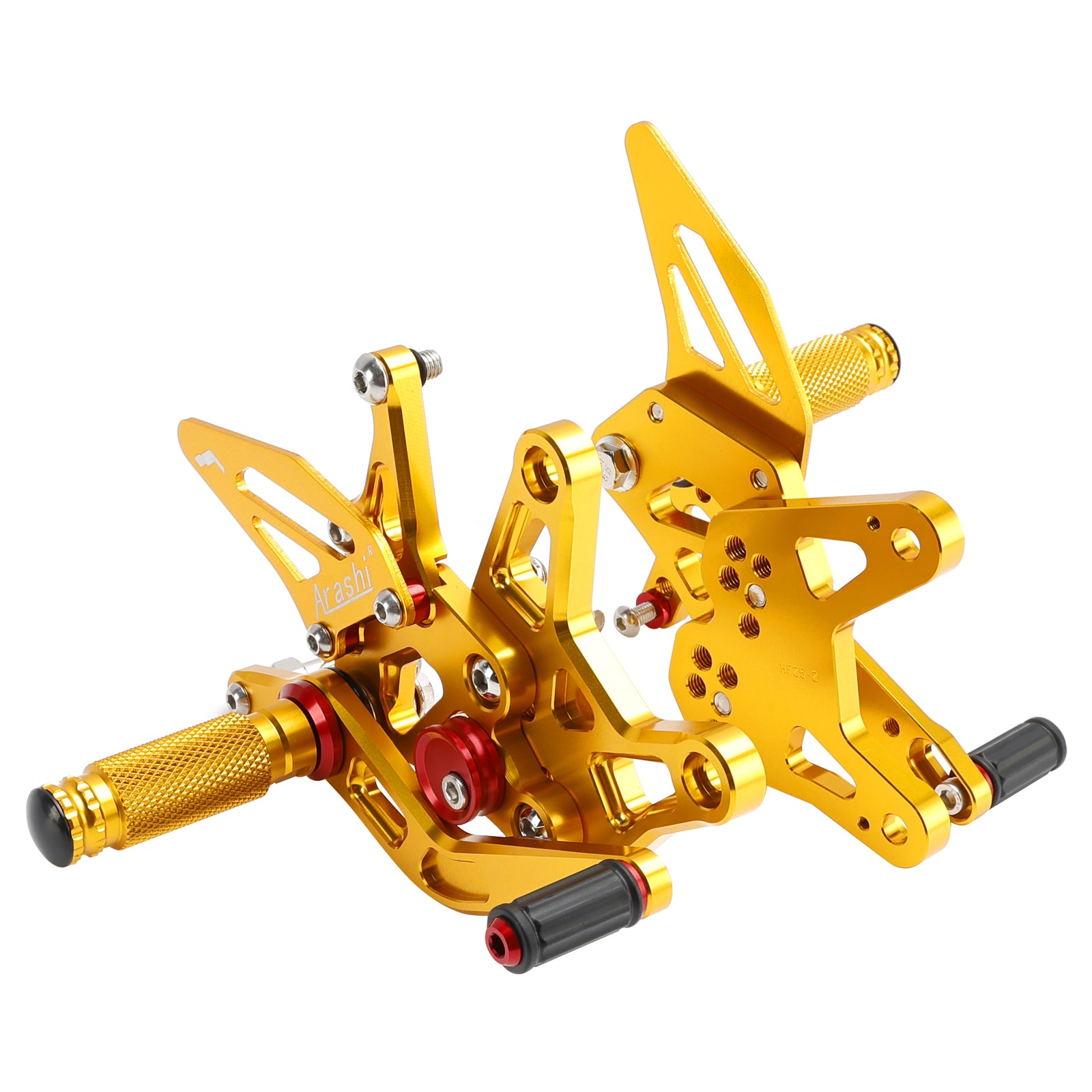 2024-2025 Kawasaki Ninja ZX6R ZX636 CNC Aluminum Rearsets Footpegs