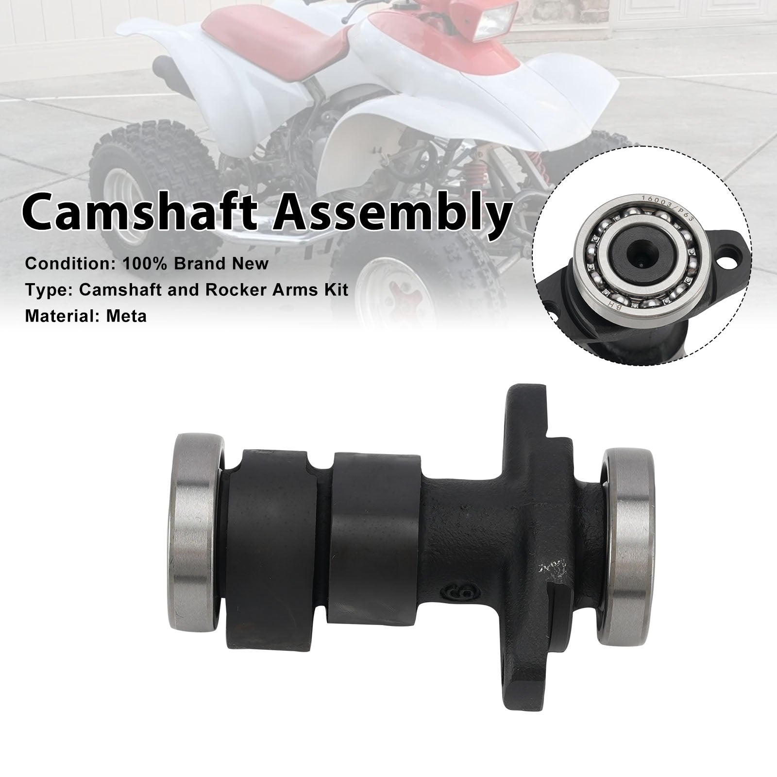 Honda Trx250x Fourtrax250 Trx300ex Sportrax300 Camshaft Assembly