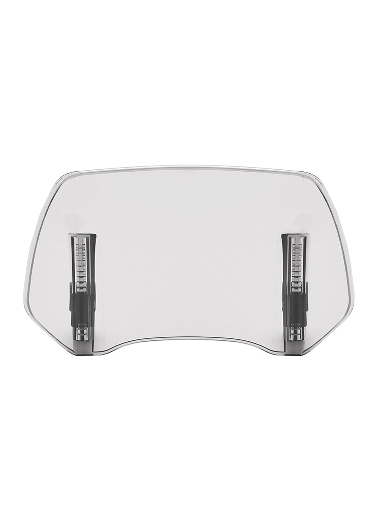 Universal Adjustable Windshield Clip On Wind Screen Deflector Extension Spoiler