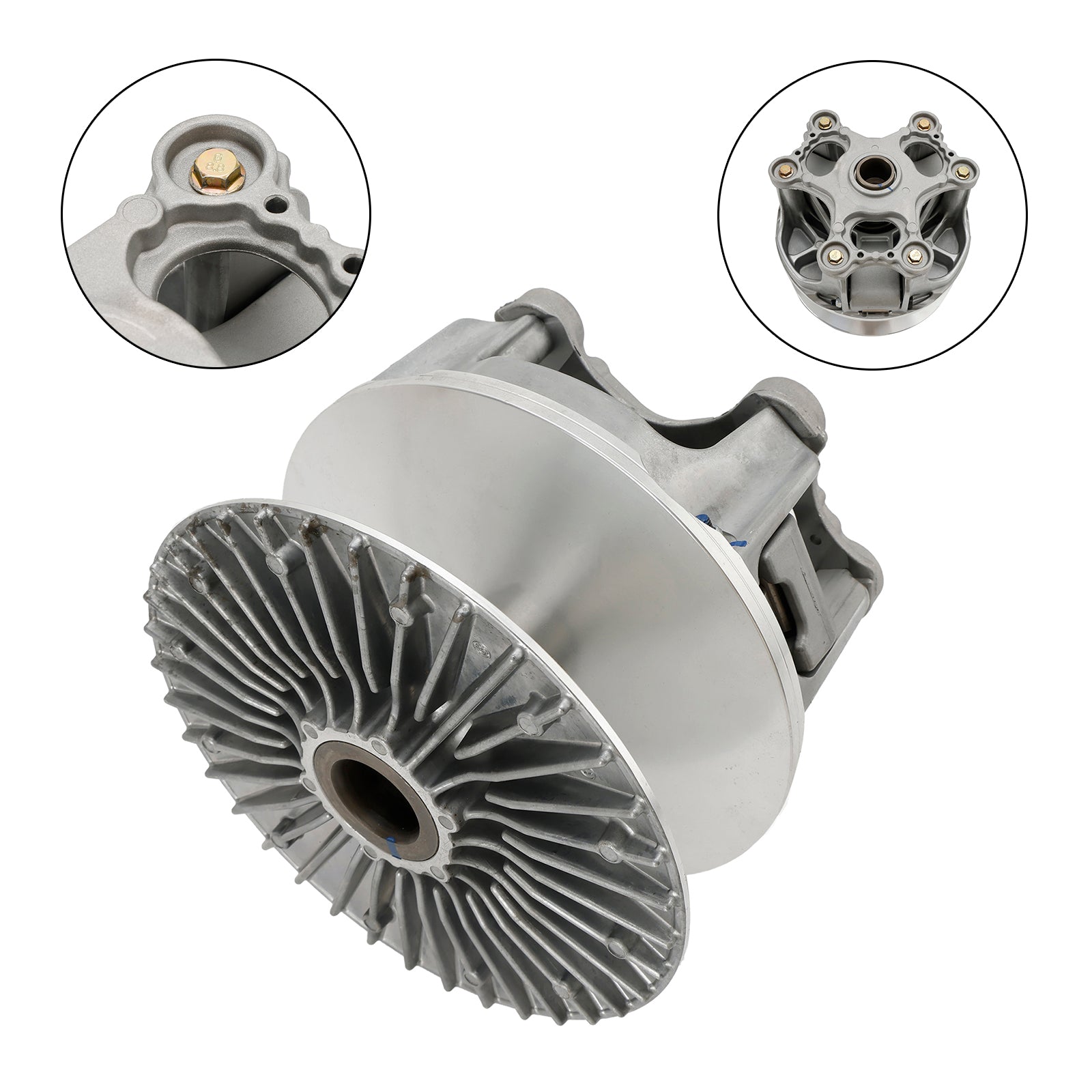 Front Clutch Variator Pulley Set 1323581 For Polaris Rzr Turbo Pro Xp Ultimate