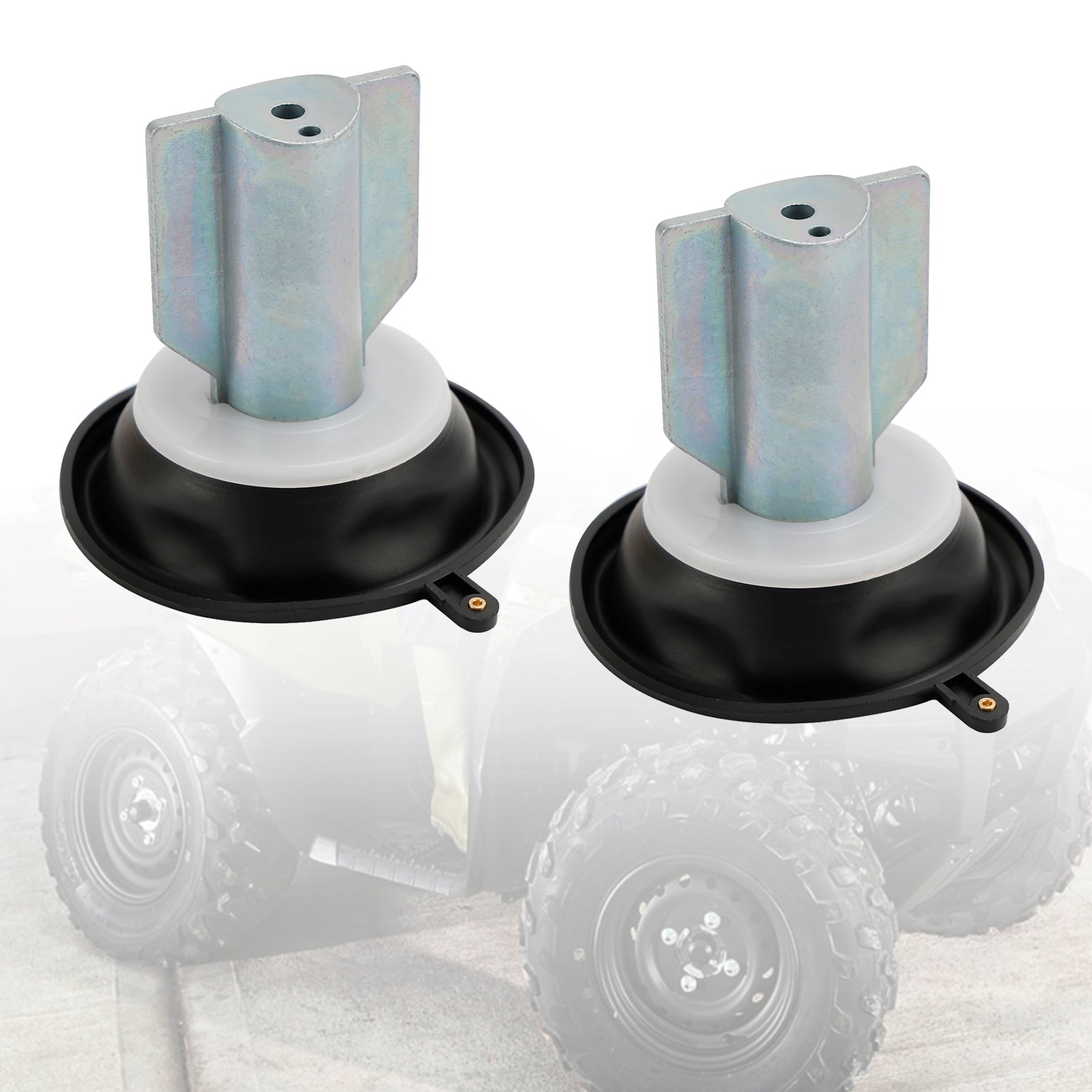 2x carburateur plunjer diafragma geschikt voor Kawasaki Prairie 700 kVF650 KVF700