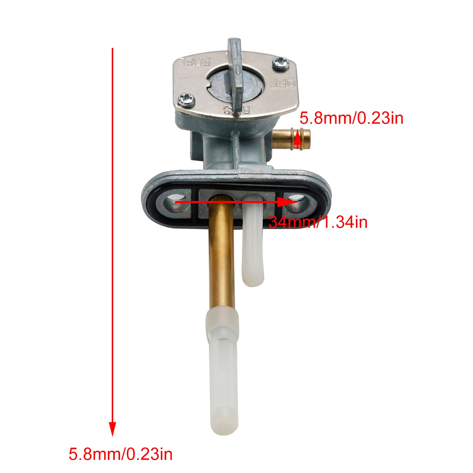 06-07 Polaris Sportsman 450 Outlaw 500 Benzertank Kraftstoffhahn Ventil Petcock