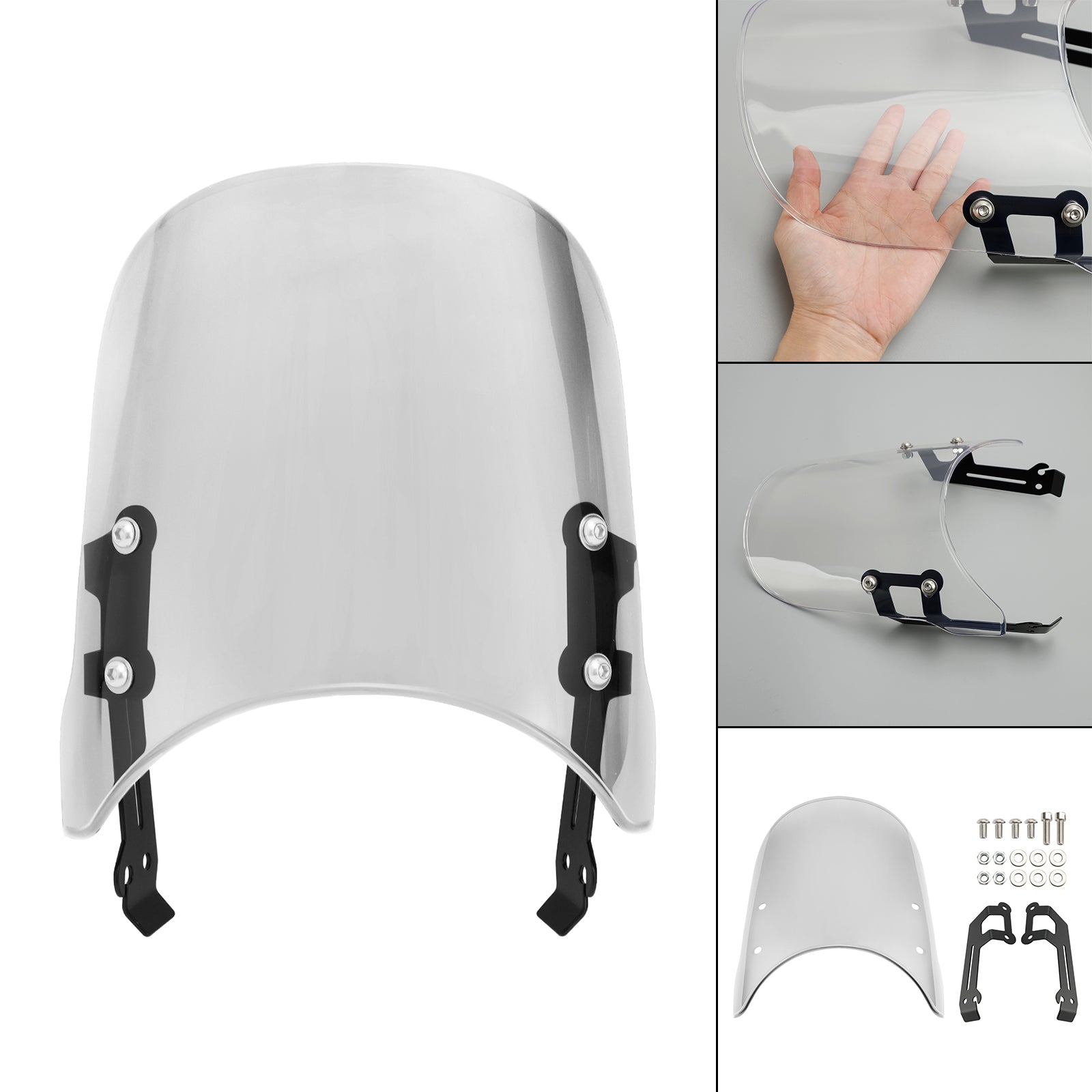 Čelní sklo čelního skla vhodný pro Ducati Scrambler 800 400 2015-2022