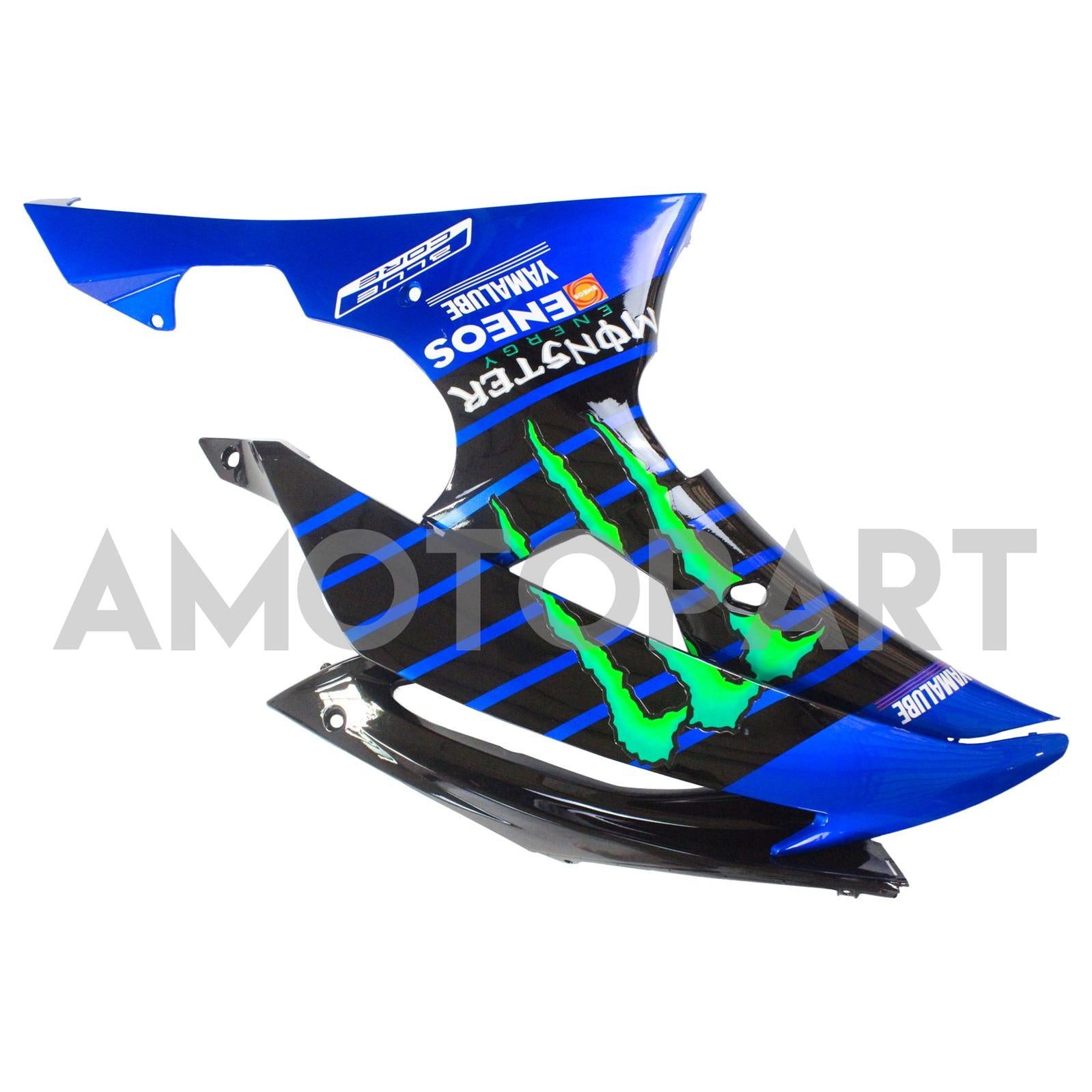 Amotopart 2008-2016 YZF 600 R6 Yamaha Blau&Grünes Verkleidungsset