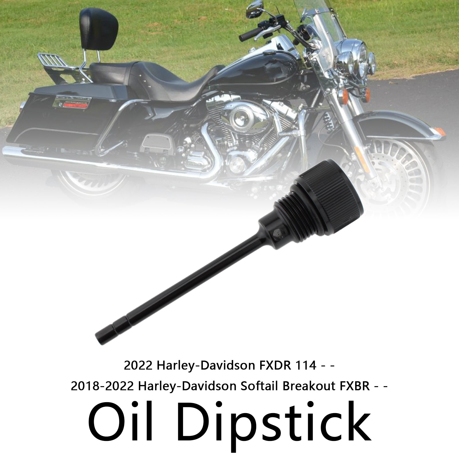 07-19 Softail Road Glide 1105-0022 Oil Dipstick Tank Cap Plug