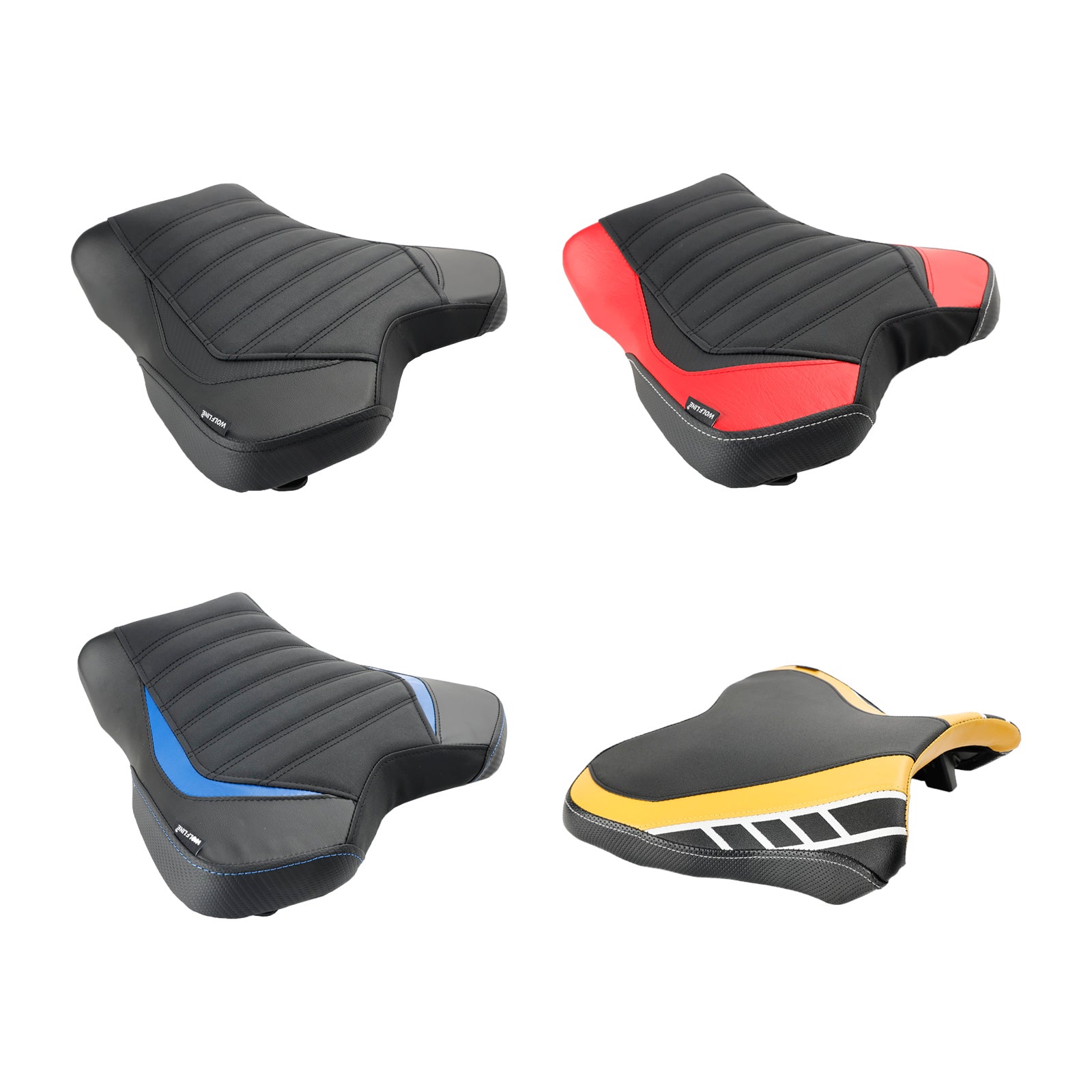 15-23 Yamaha Yzf-R1 Front Driver Raider Seat Pillion Saddle Fits Red Yellow