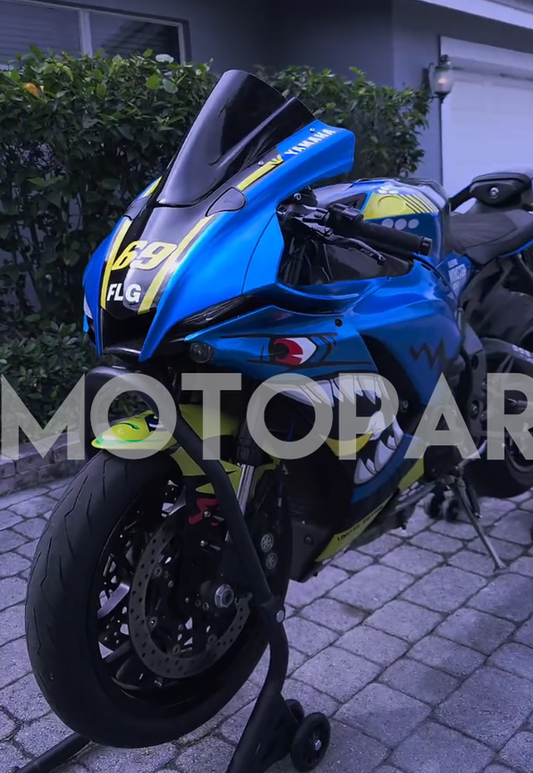 Amotopart 2020-2024 YAMAHA YZF R1 Blue Failing Kit