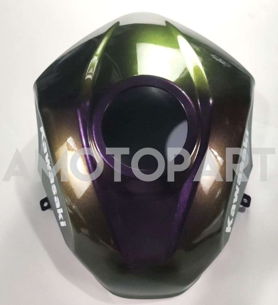 Amotopart Kawasaki EX400/Ninja400 2018-2024 Gradient Purple & Green Fairing Kit