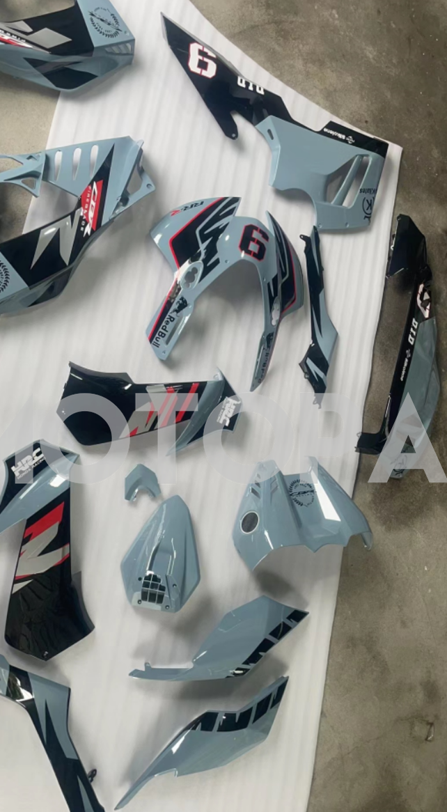 Amotopart Honda CBR1000RR-R 2020-2023 Grey Fairing Kit