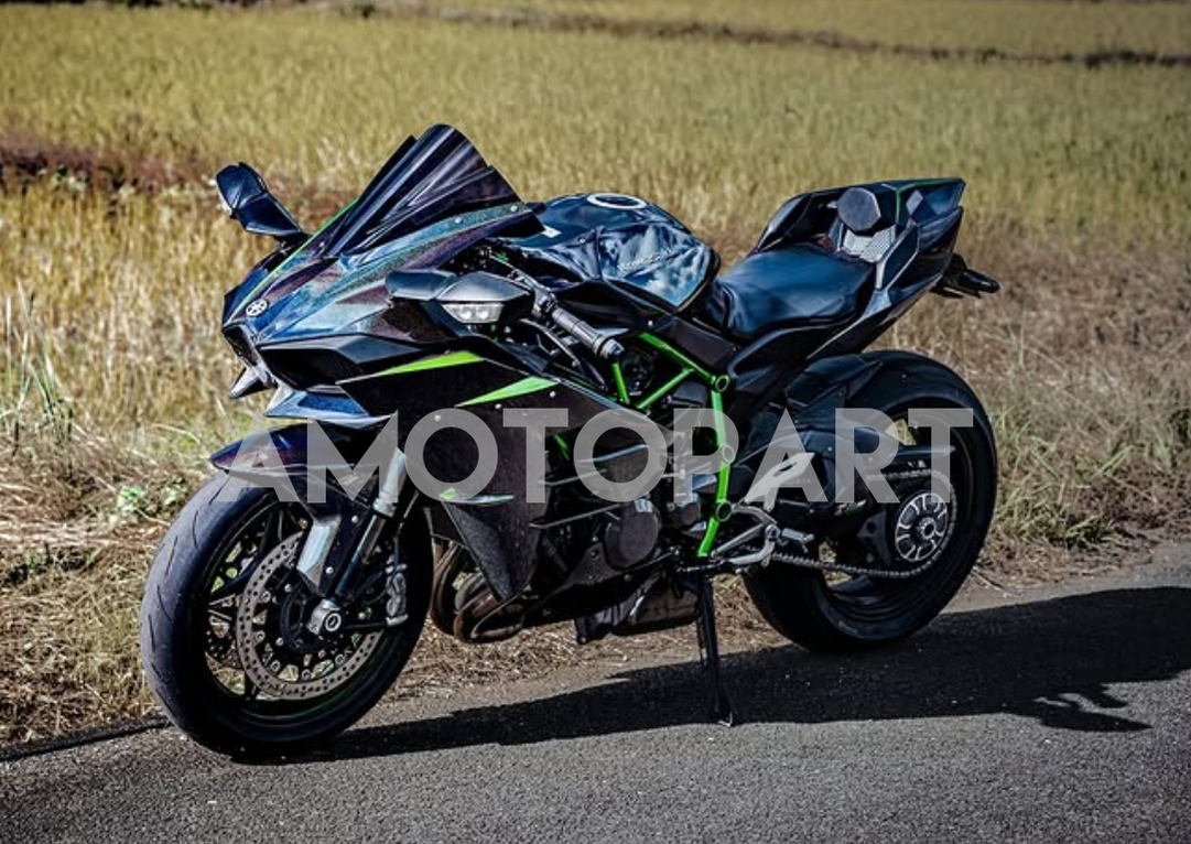Amotopart 2015-2022 Kawasaki Ninja H2 Rainbow Fairing Kit