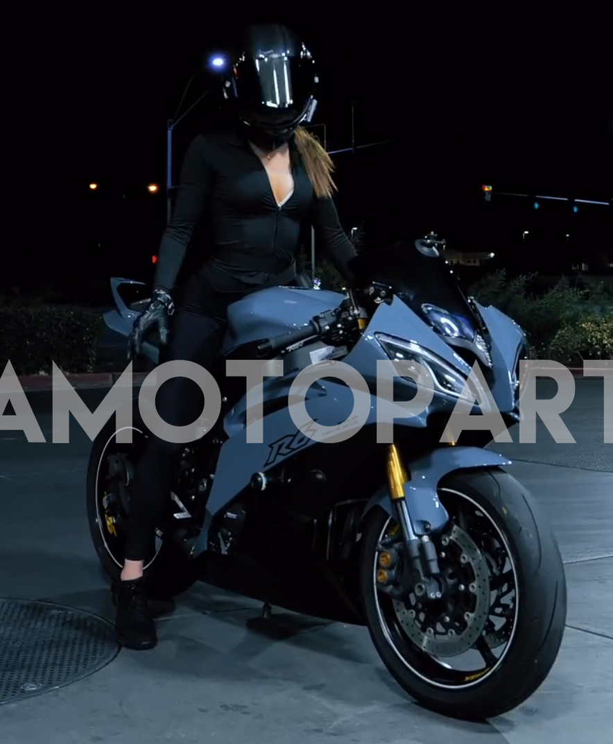 Amotopart 2008-2016 Yamaha YZF 600 R6 Gray Fairing Kit