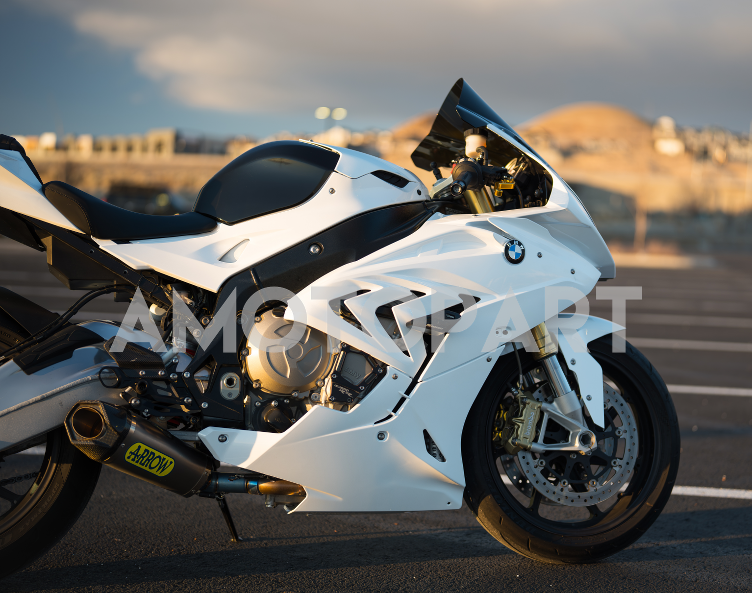 Amotopart BMW S1000RR 2017-2018 Blue & Black Fairing Kit