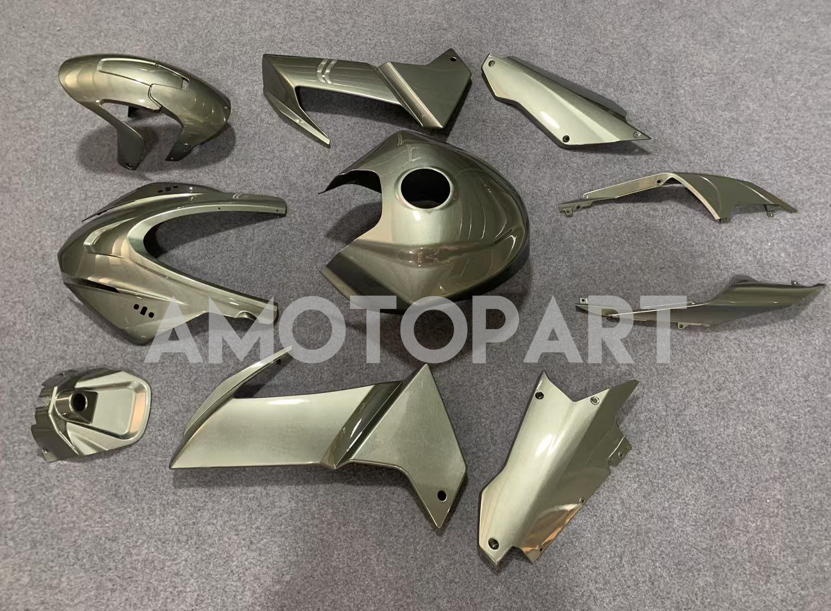 Amotopart Aprilia 2020-2024 RS660 White & Black Logo Fairing Kit