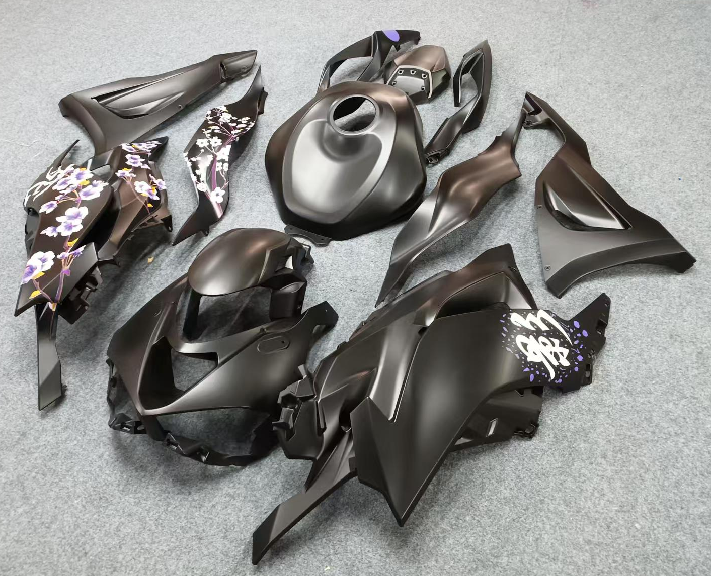 Amotopart 2024-2025 Kawasaki Zx6r Cherry Fairing Kit
