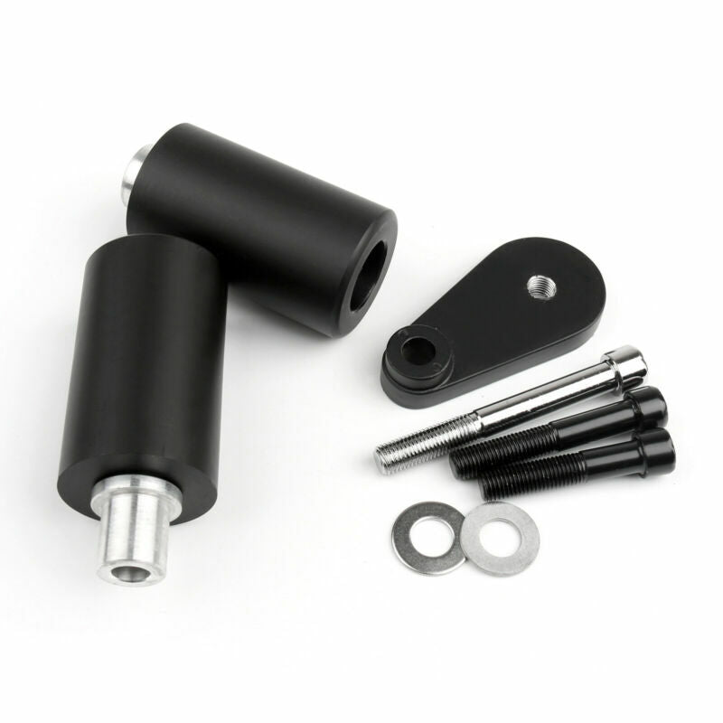 2003-2008 Yamaha YZF-R6 R6S No Cut Frame Crash Slider Protector Black