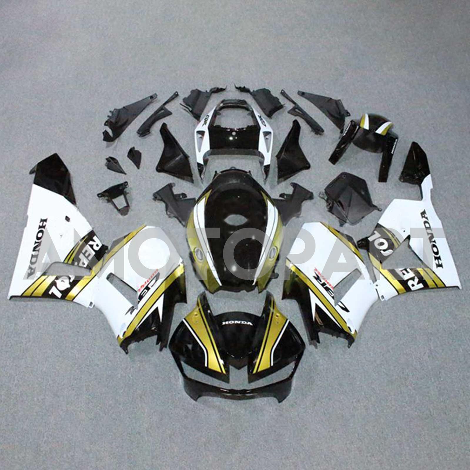 Amotopart 13-25 US verze. & 13-23 Evropská verze F5 CBR600RR Honda Gold&Sada bílé kapotáže