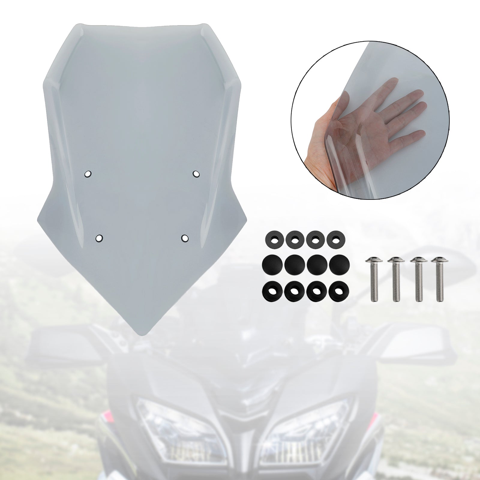 Parabrisas apto para Yamaha Tracer 900/GT 2018-2020 Tracer 9/GT 2021-23