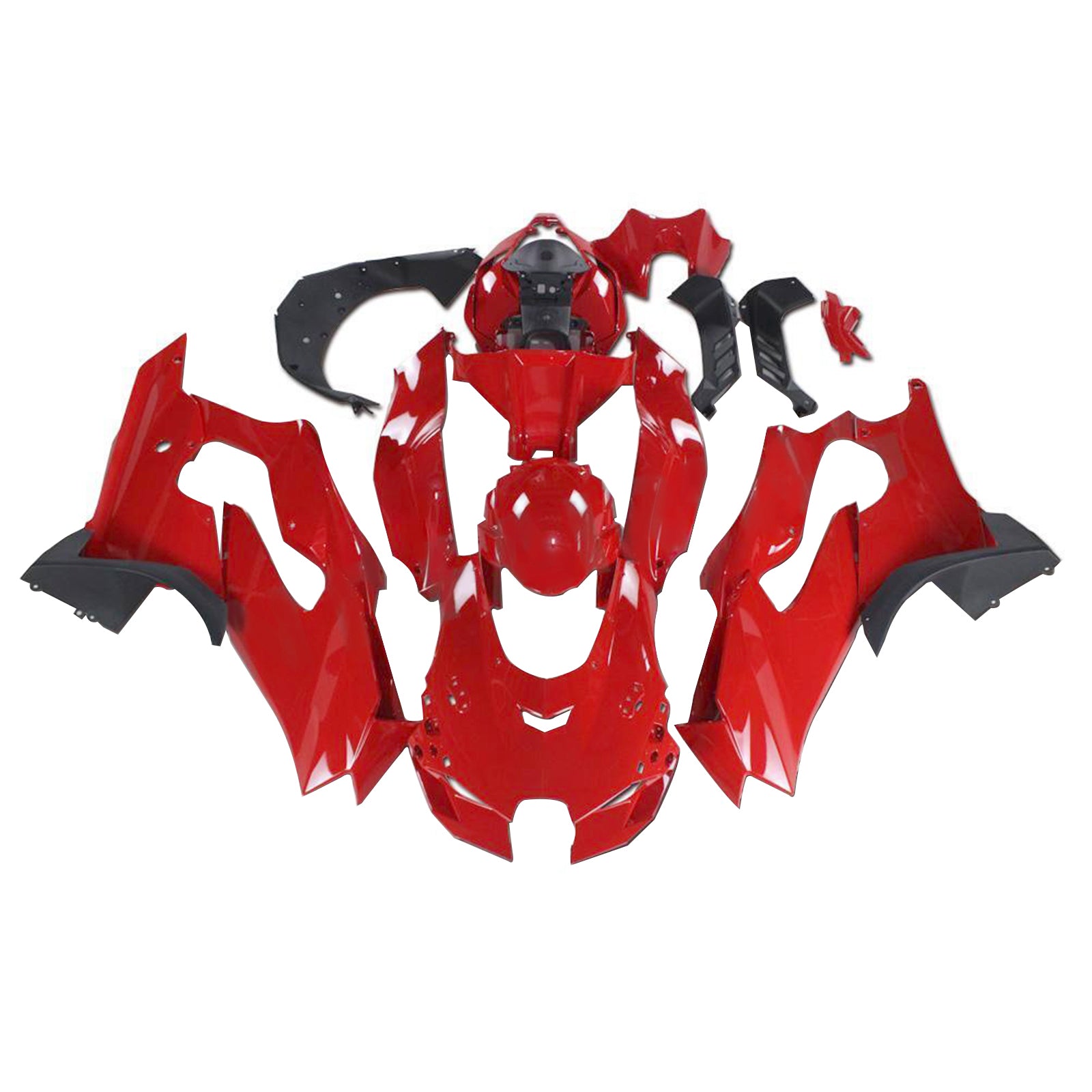 AMOTOPART 2021-2025 KAWASAKI ZX10R ZX10RR RED FAIRING KIT