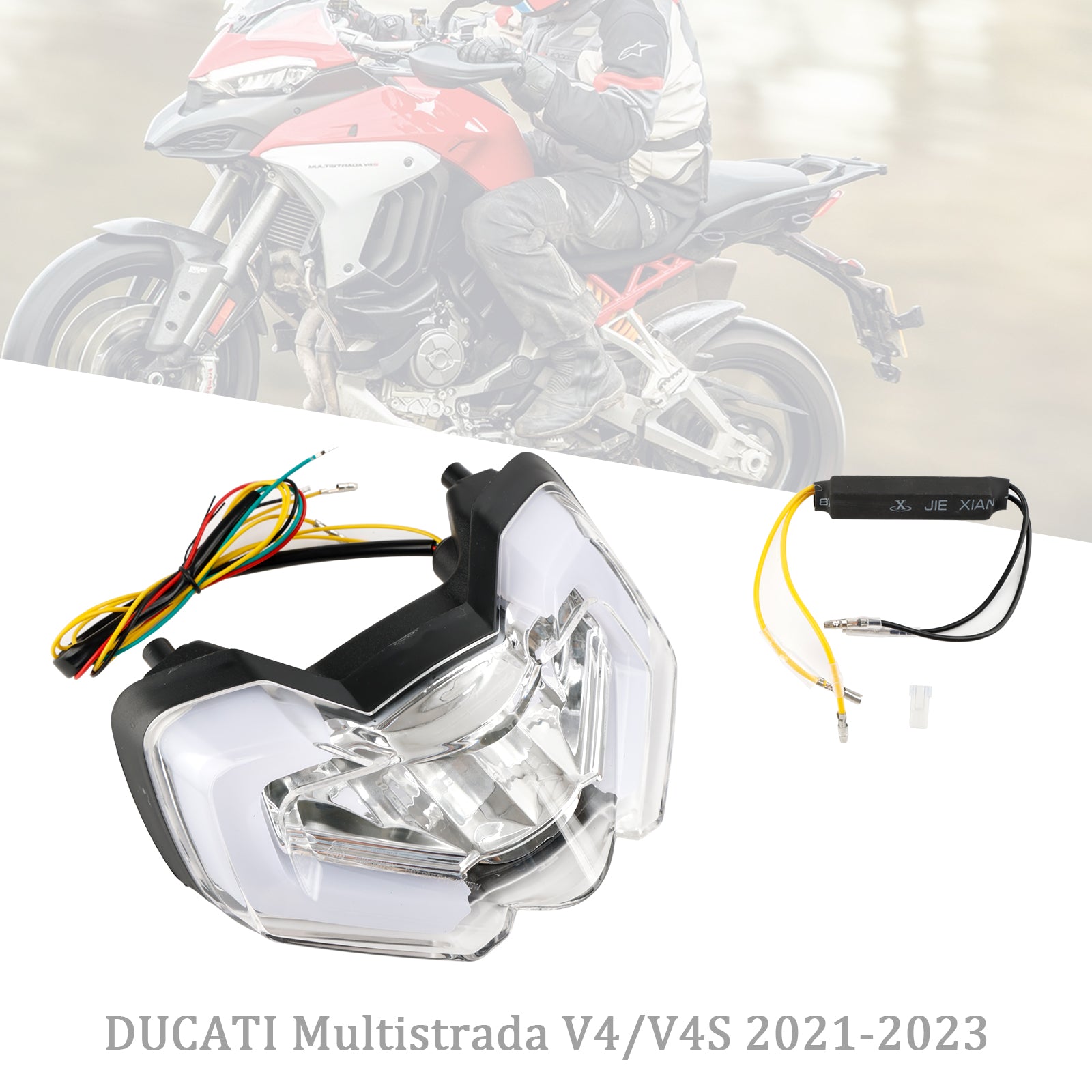 Zintegrowane sygnały skrętu światła ogona dla Ducati Multistrada V4S V4 110 21-23