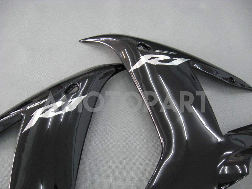 Amotopart 2002-2003 Yamaha YZF 1000 R1 Gloss Black Fairing Kit