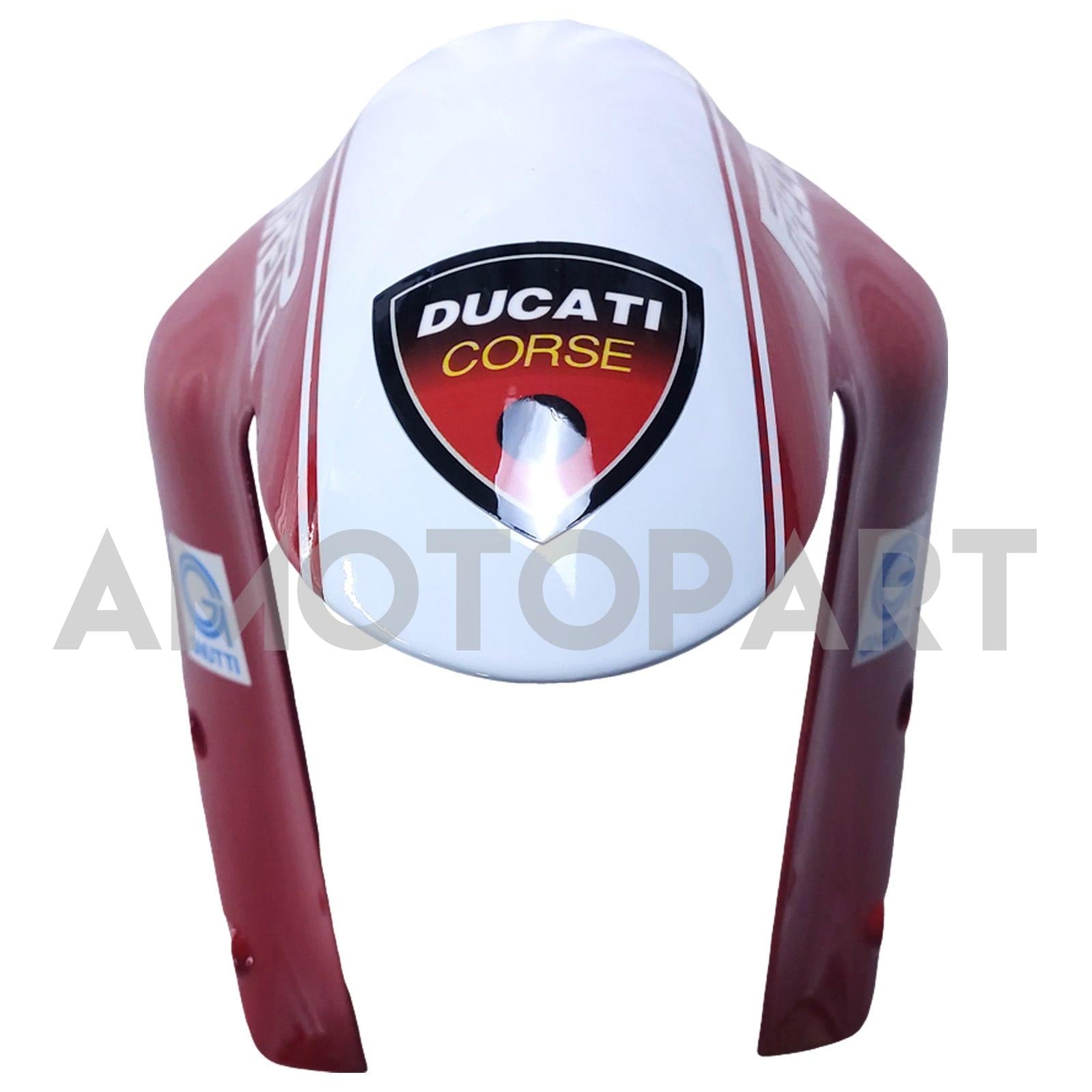 Amotopart All Years Ducati 1098/1198/848 Red White Fairing Kit