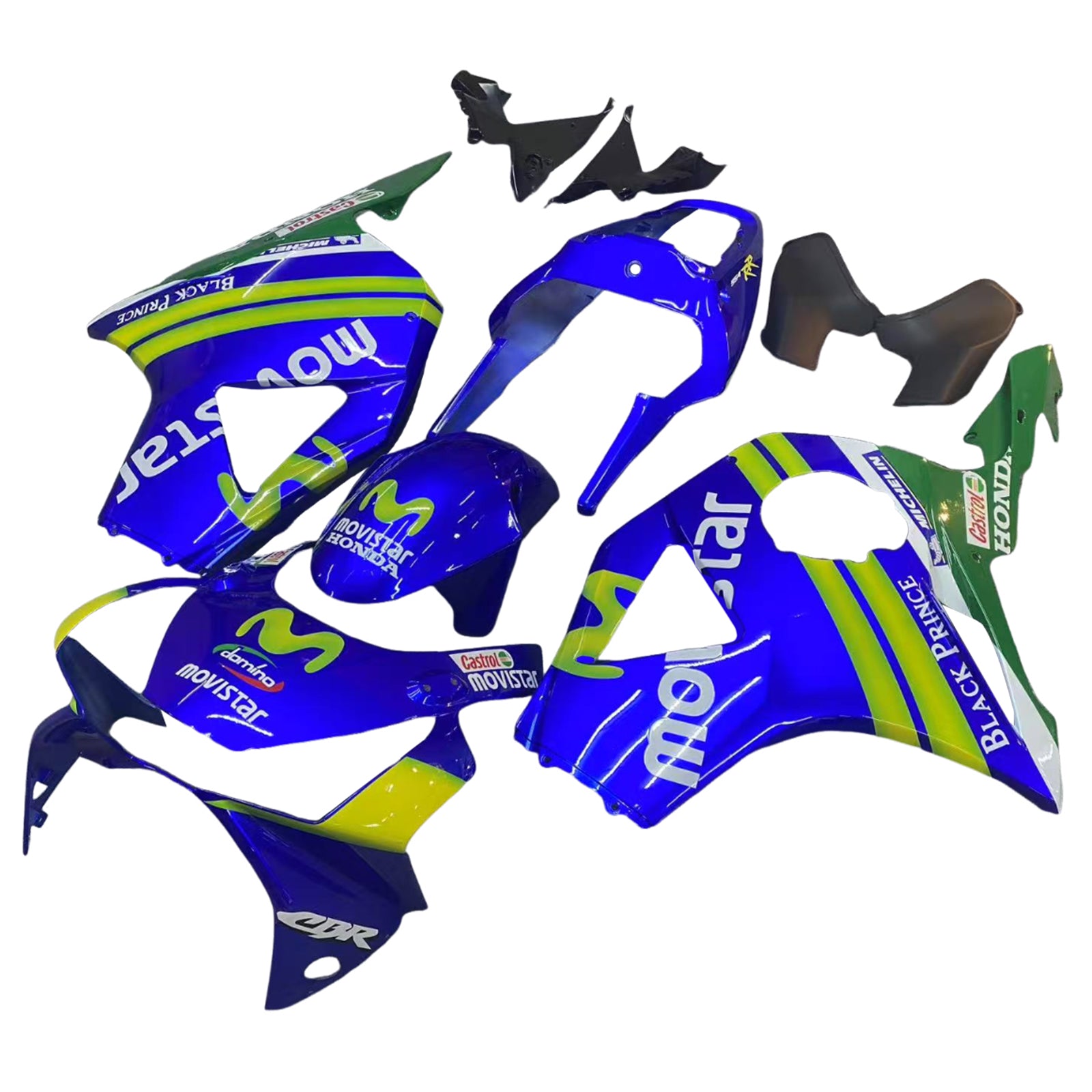 Amotopart 2002-2003 Honda CBR954 Blue Green Fairing Kit