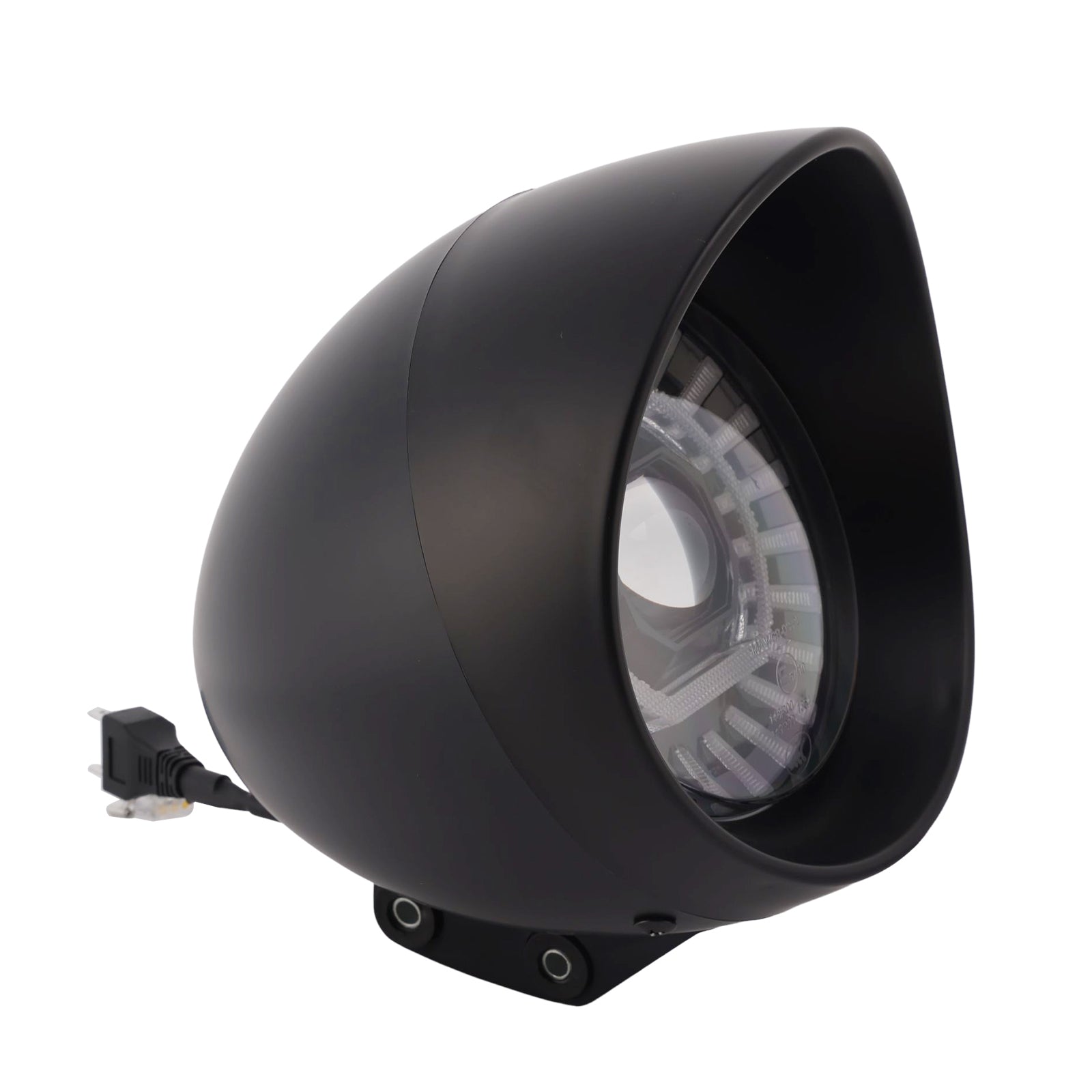 55W 5.75" Beam Headlight Fog Lamp Custom 4000lm Fits For Racer Bobber Chrome