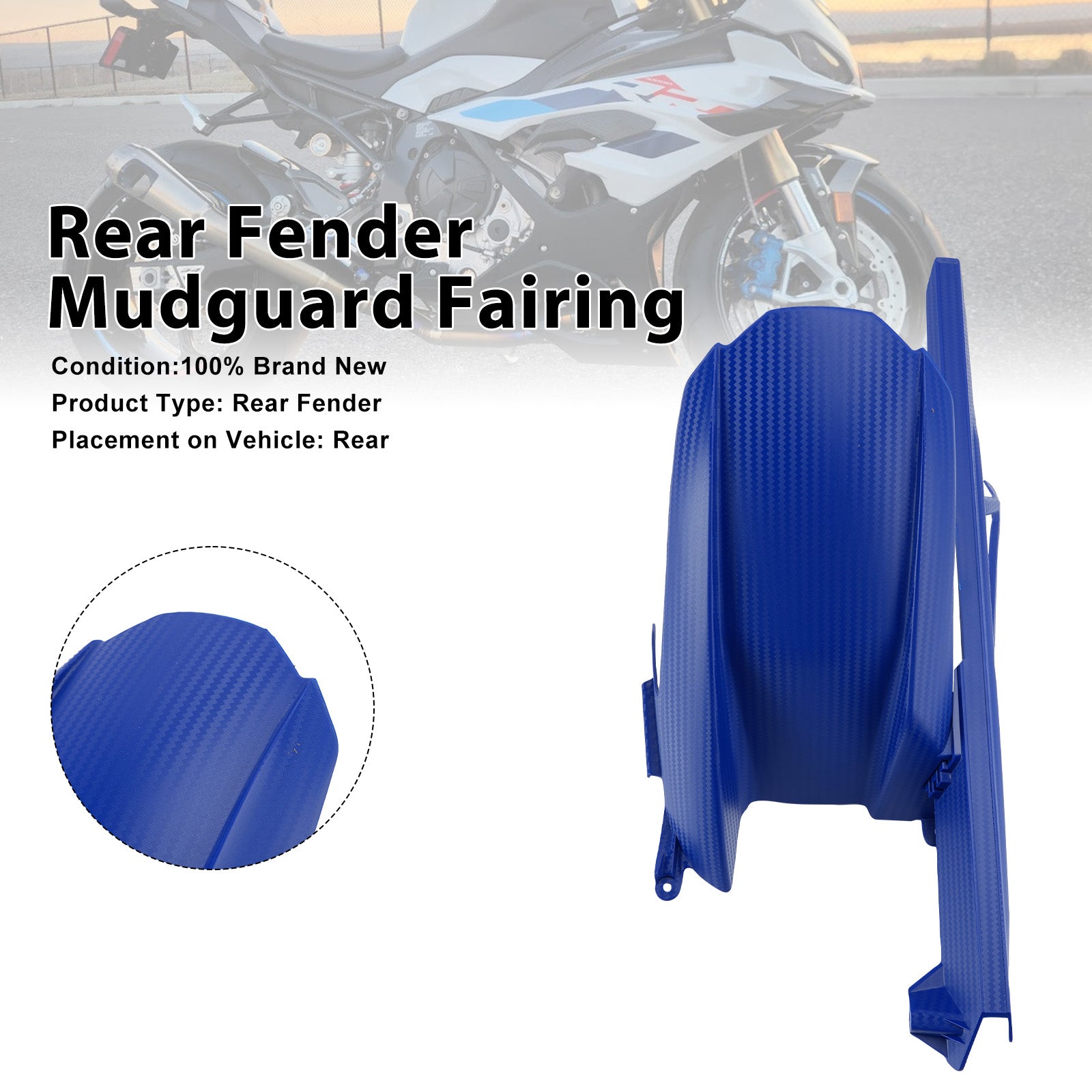 2019–2026 BMW S1000RR Heckkotflügel-Kotflügelverkleidung