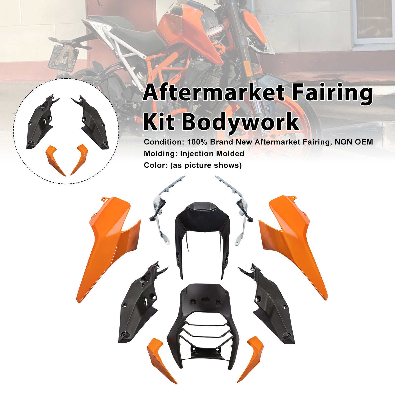 Amotopart 2017-2023 Duke 390 Fairing Kit