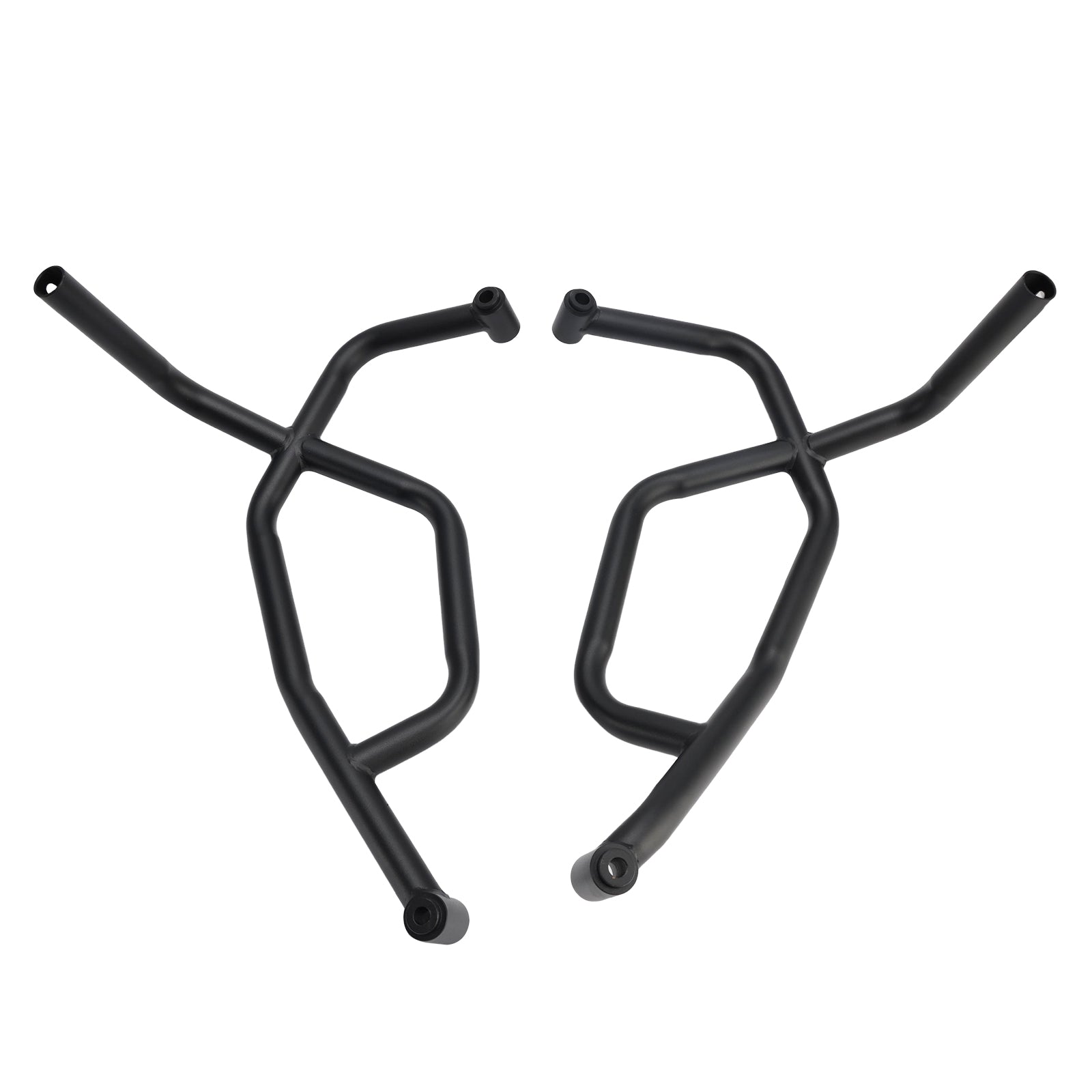 Yamaha Tracer 7 21-25 Upper + Lower Engine Guard Frame Crash Bar Kit Black