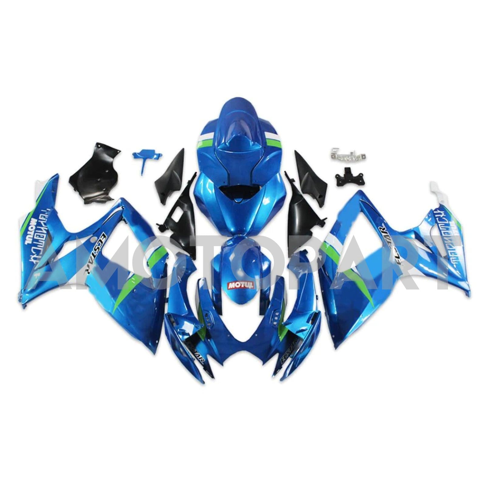 Amotopart 2006-2007 Suzuki GSXR600 750 Collection de kit de carénage