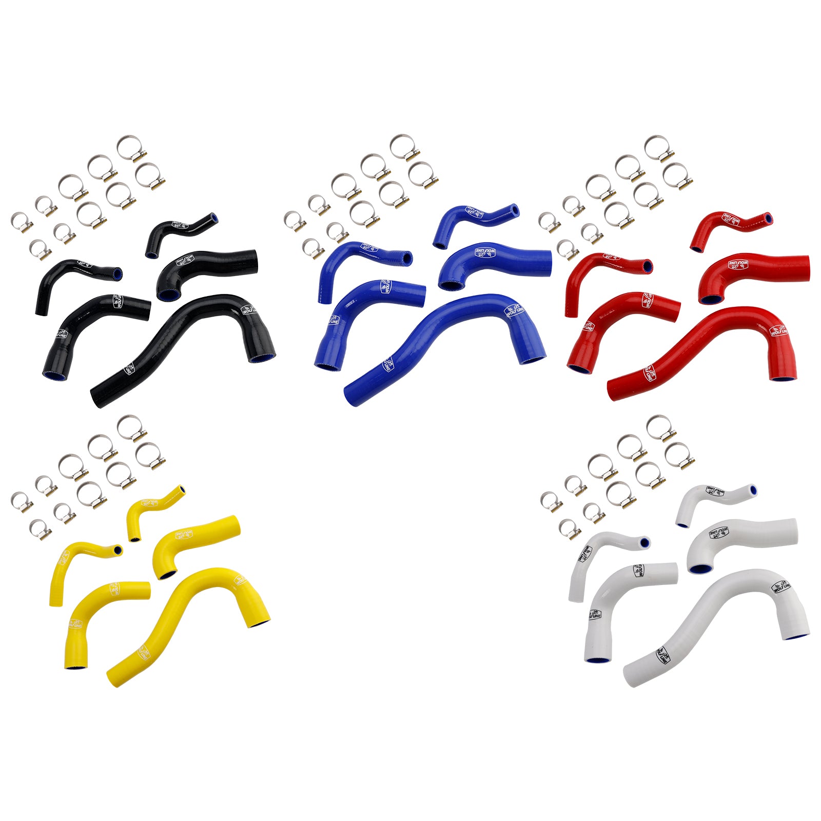 Alle jaren YAMAHA MT-09 XSR900 TRACER 9/GT SILICONEN RADIATOR KOELLANG SLAS