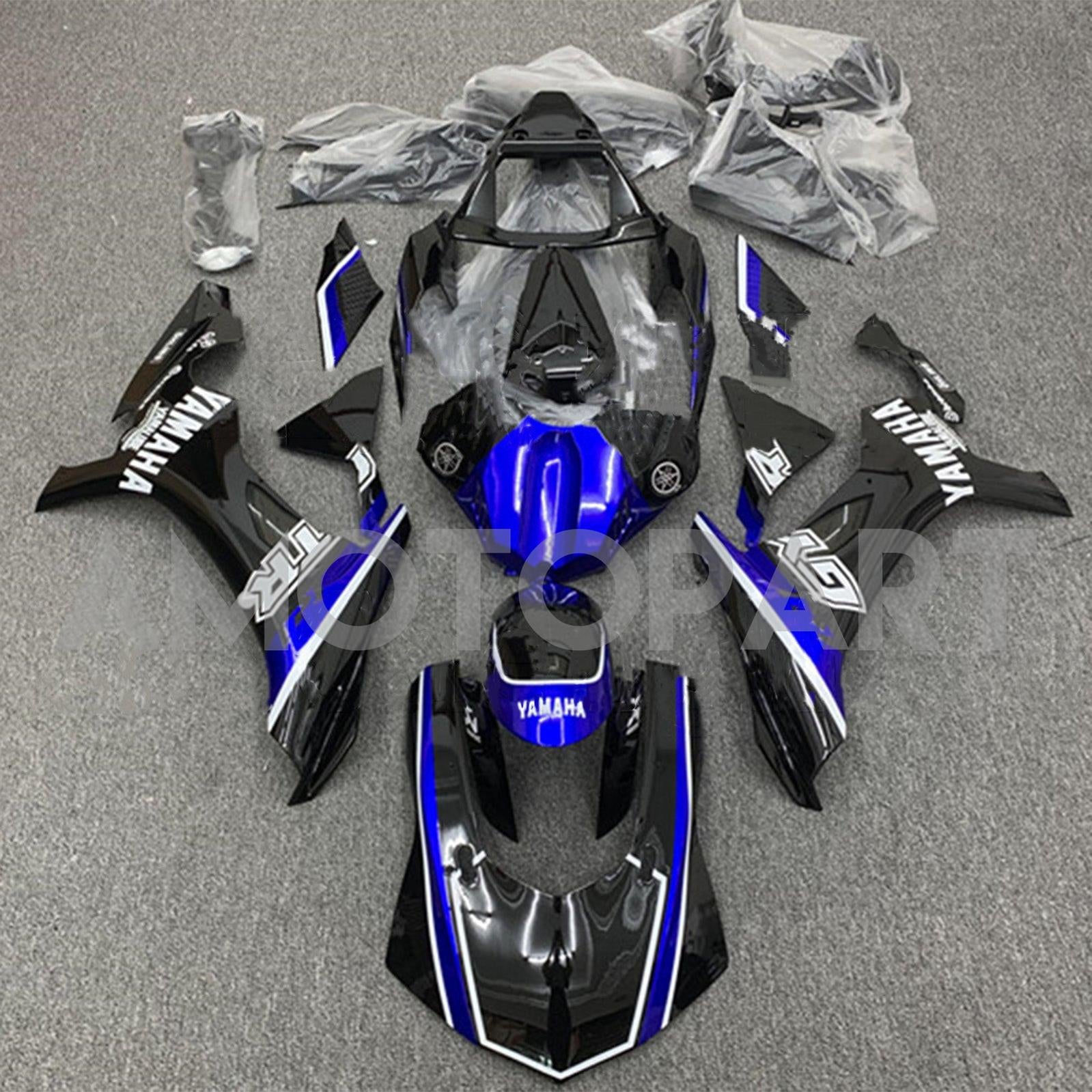 Amotopart Yamaha YZF 1000 R1 2015-2019 Blue&Black Style13 Fairing Kit