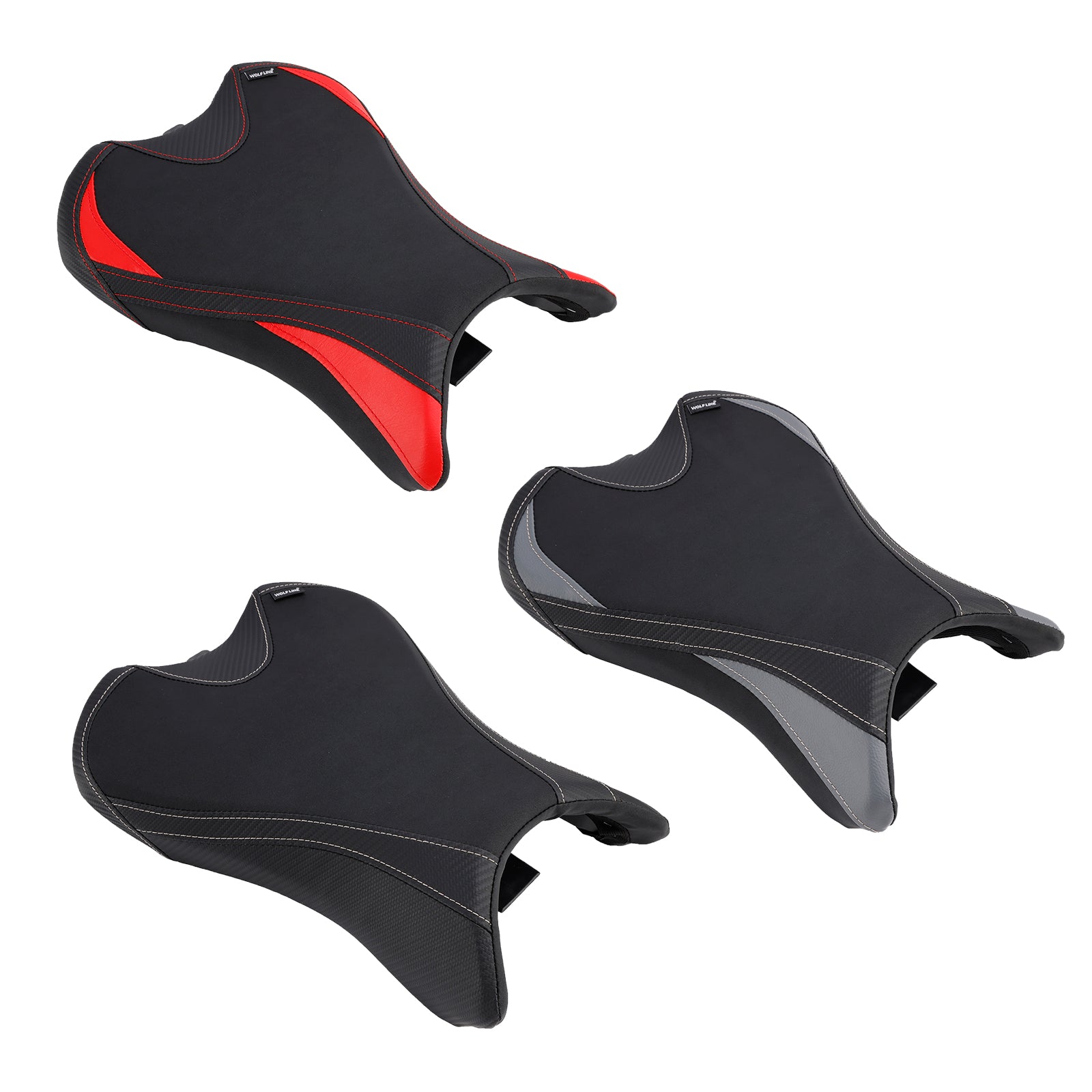 19-22 Street Triple 765/S/R Front Driver Raider Seat Pillle Black