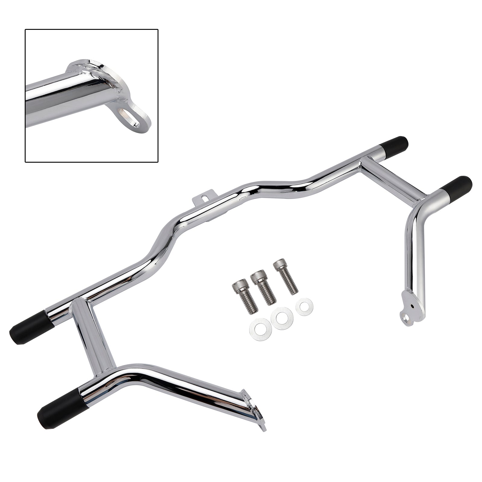 Cvo Road King 1997-2008 Engine Guard Anti-Crash Fairing Support Kit Black