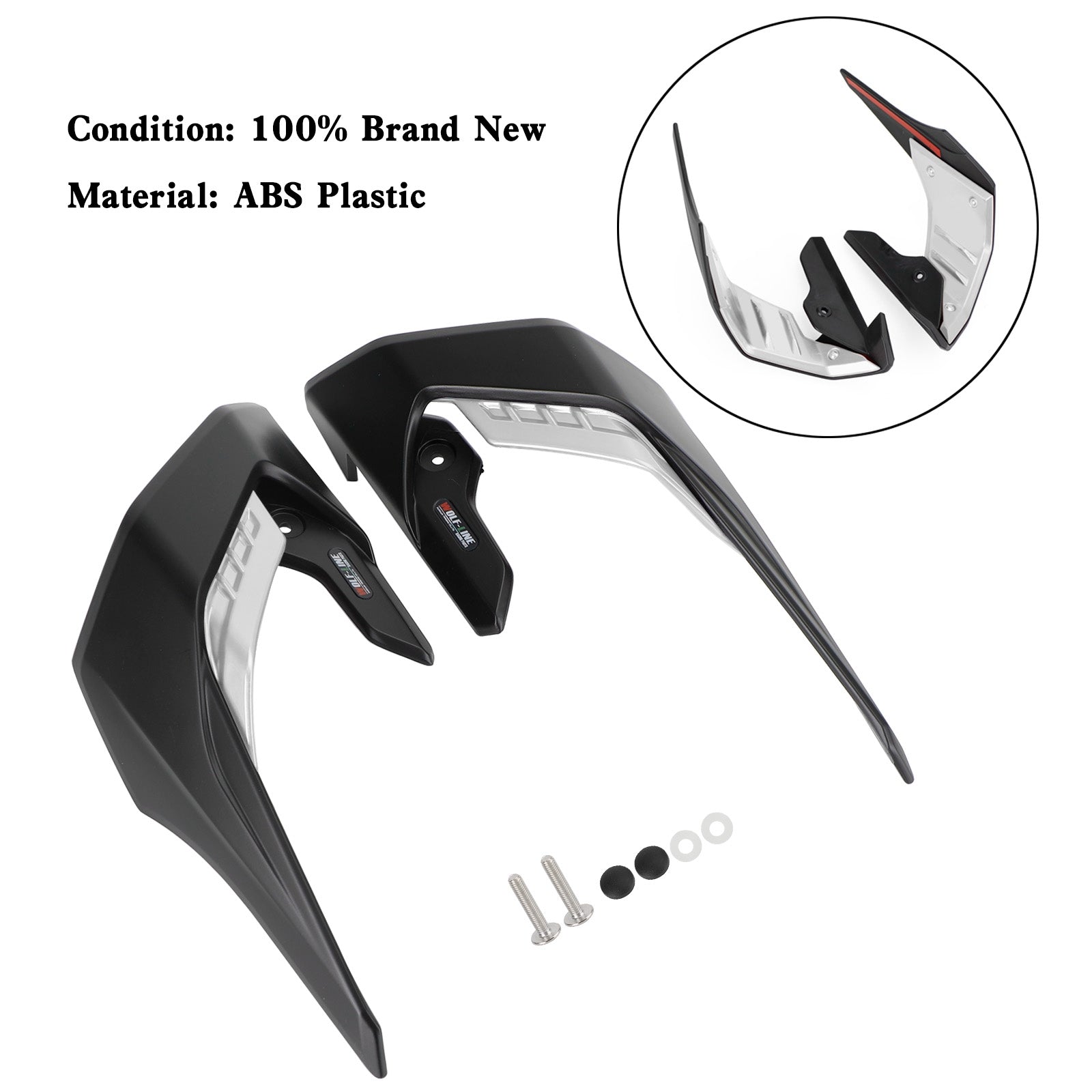 19-23 Honda CB650R Side Spoilers Aerodynamic Wing Deflector Fairing