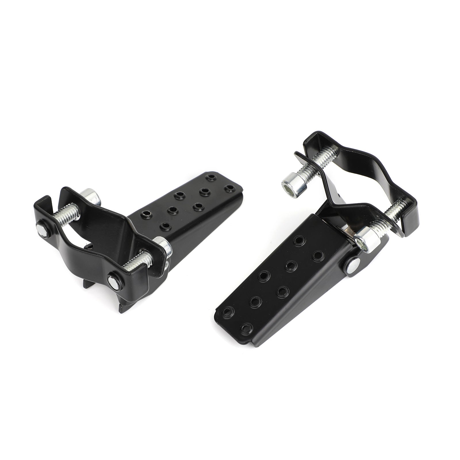 Pedal de passageiro universal Pegamento traseiro Pedal Pedal Fôvero 25-28mm preto