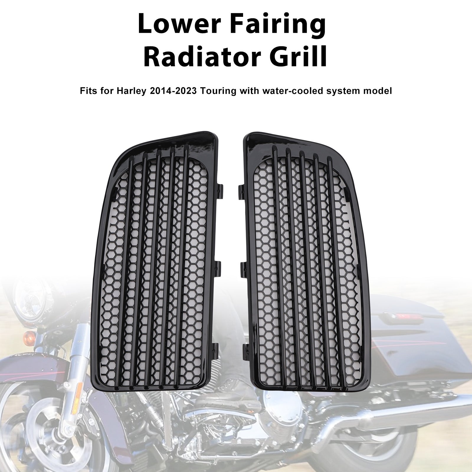 Road Glide King FLHR Special FLTRXS Lower Fairing Radiator Grill