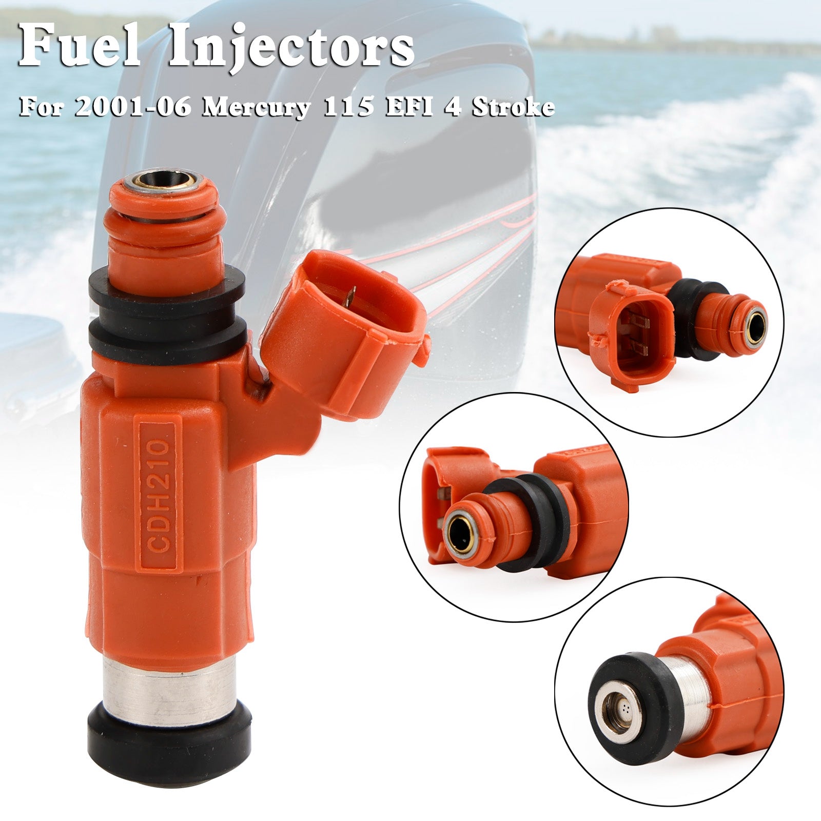 880887T1 Kraftstoffinjektoren für Quecksilber 115 EFI 4 Strich 2001-2006