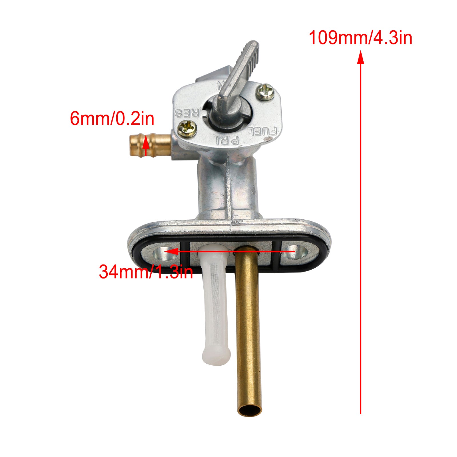 SMC ATV RAM R100 Hornet 100 Jumbo 300 Gas Tank Fuel Cock Valve Petcock
